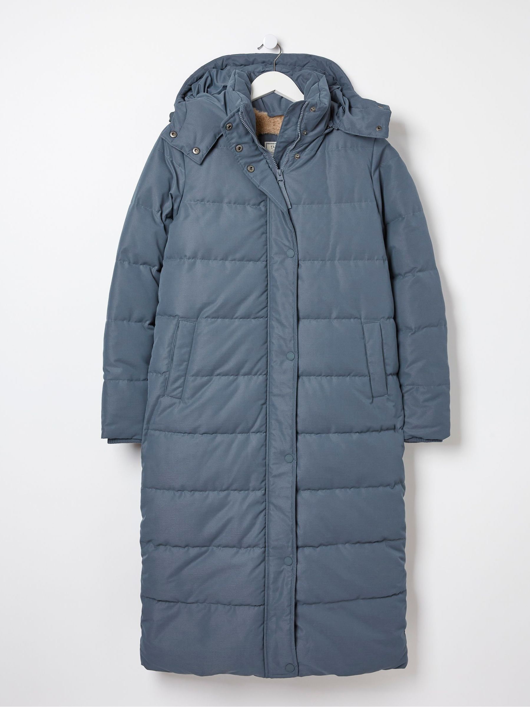Blue Harley Long Puffer Coat - Image 6 of 6
