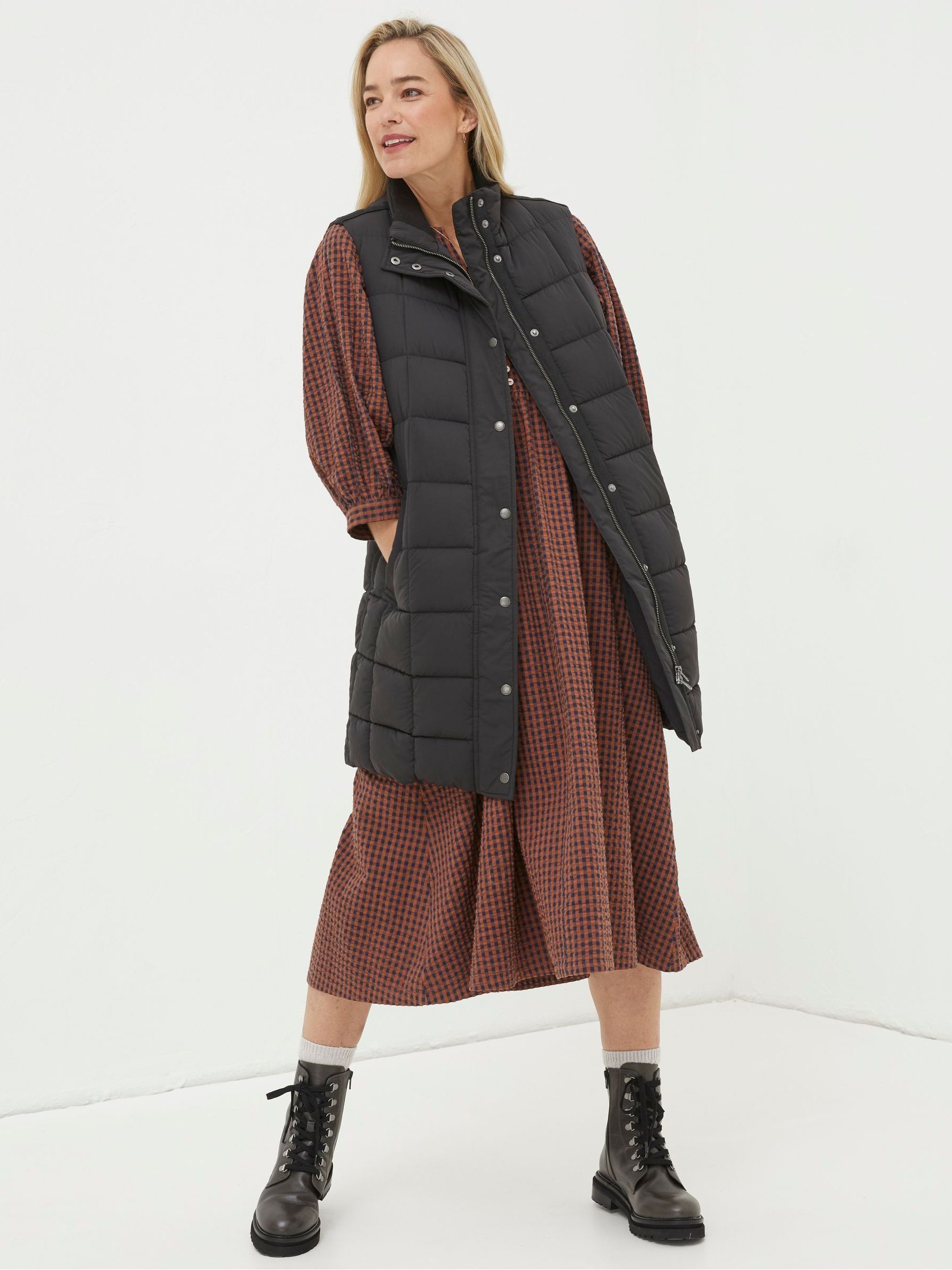 Black Sienna Longline Gilet - Image 1 of 5