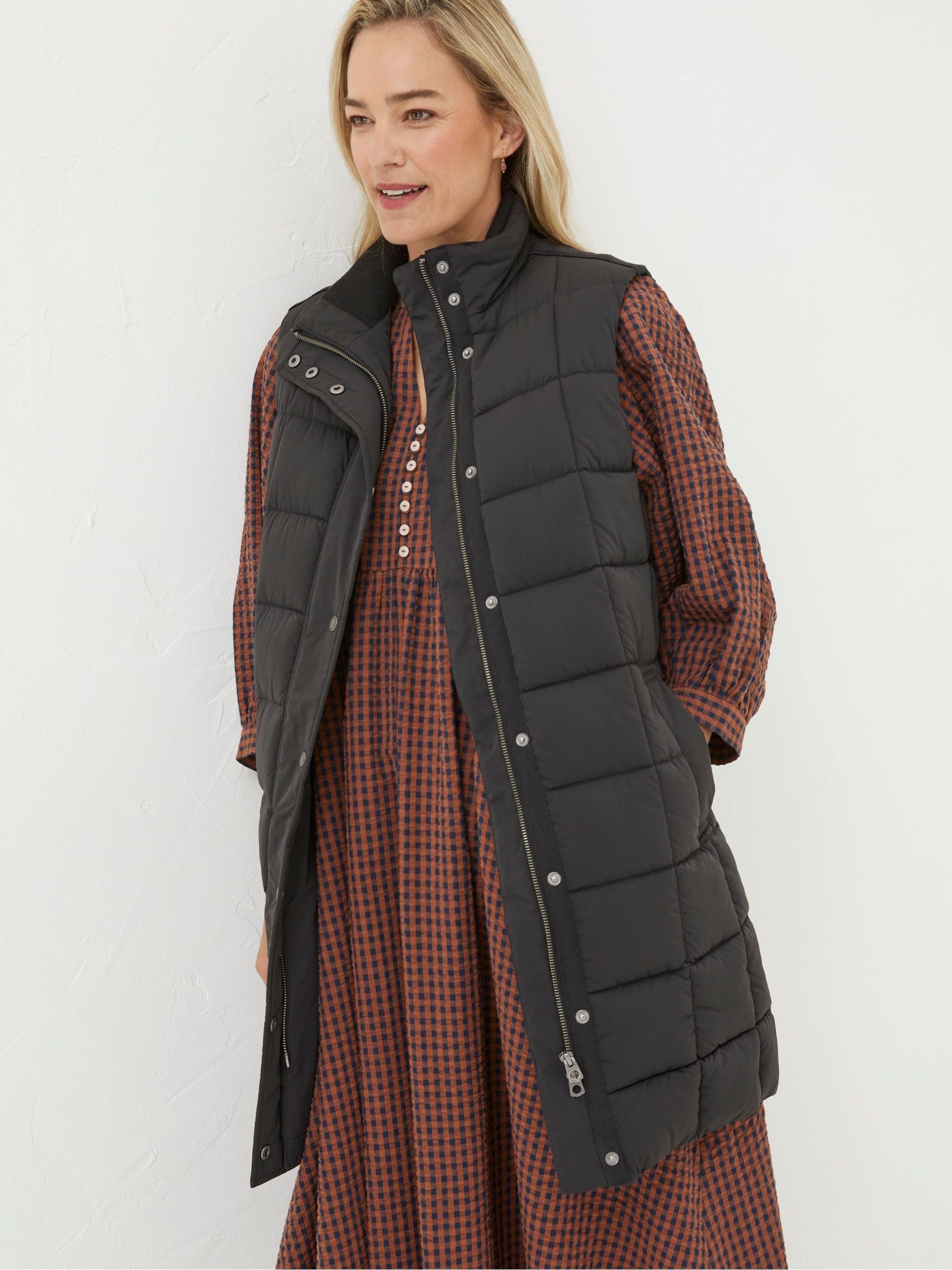 Black Sienna Longline Gilet - Image 3 of 5