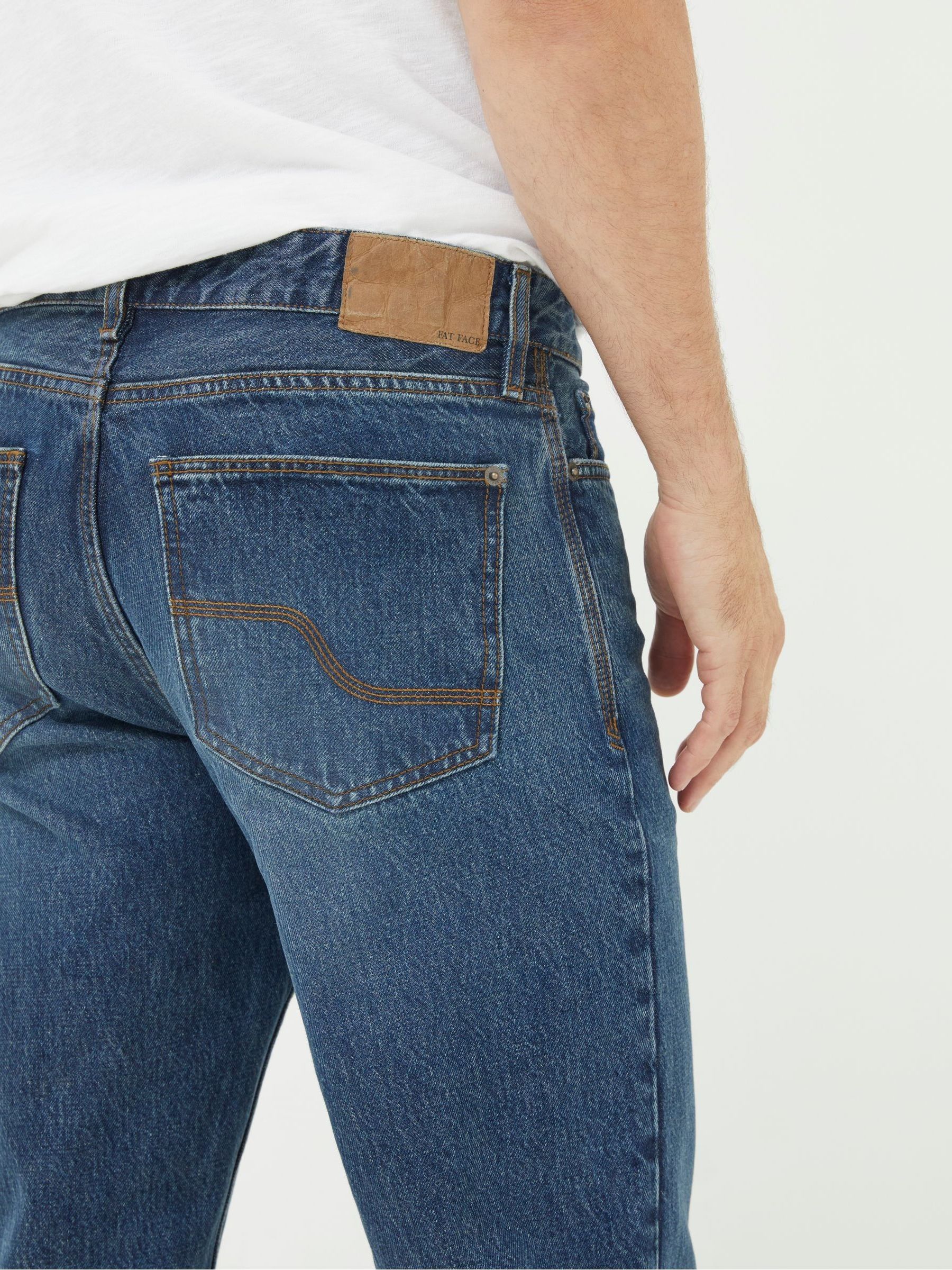 Dark Blue Bootcut Jeans - Image 4 of 5