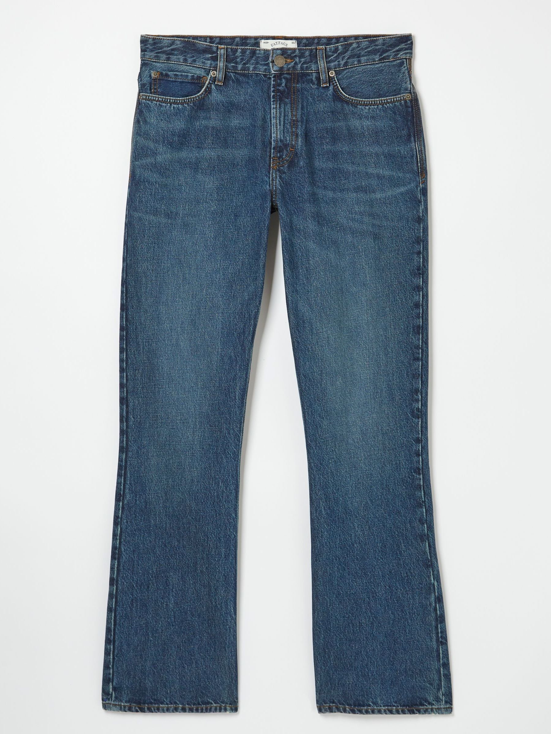 Dark Blue Bootcut Jeans - Image 5 of 5