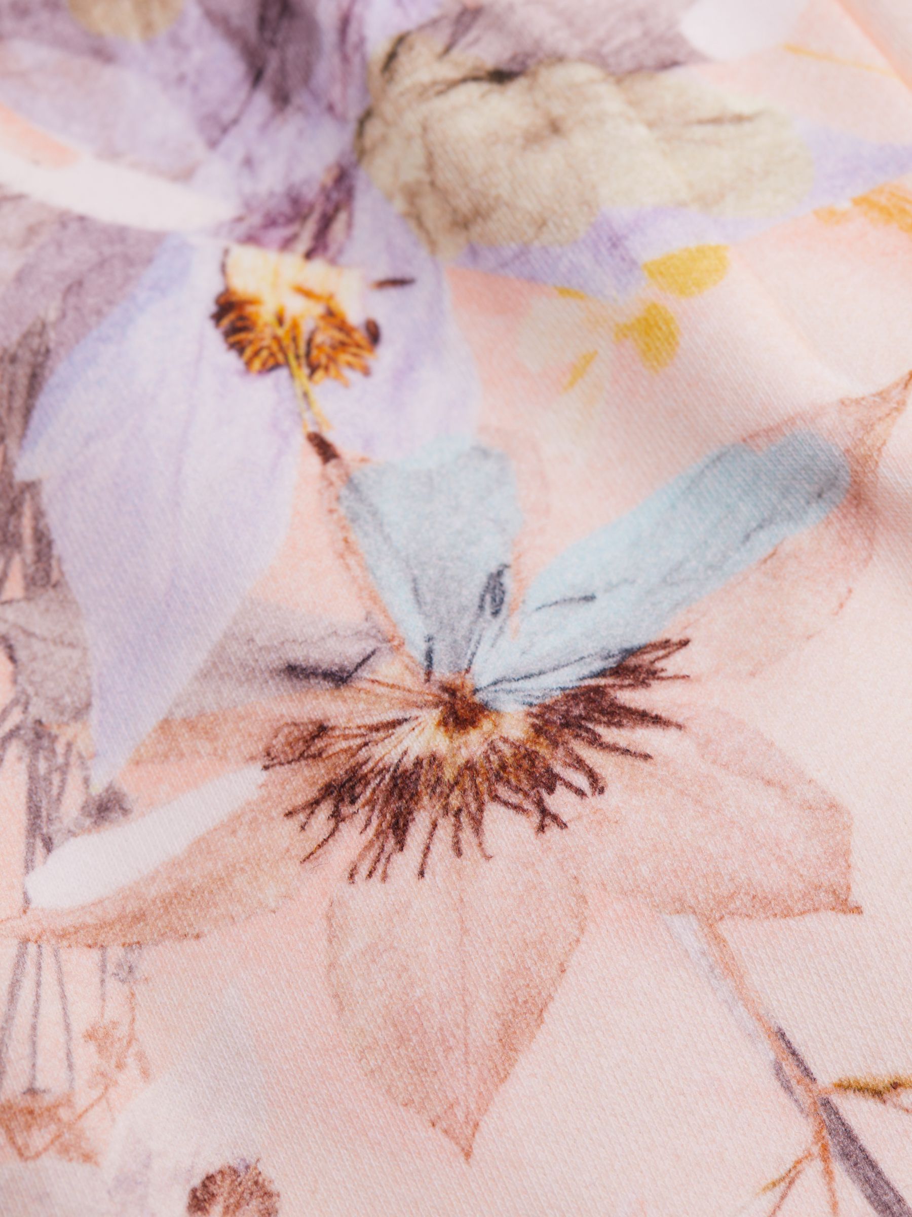 9-14 yrs Floral Print Joggers and Jumper Set in Ivory - Image 7 of 7