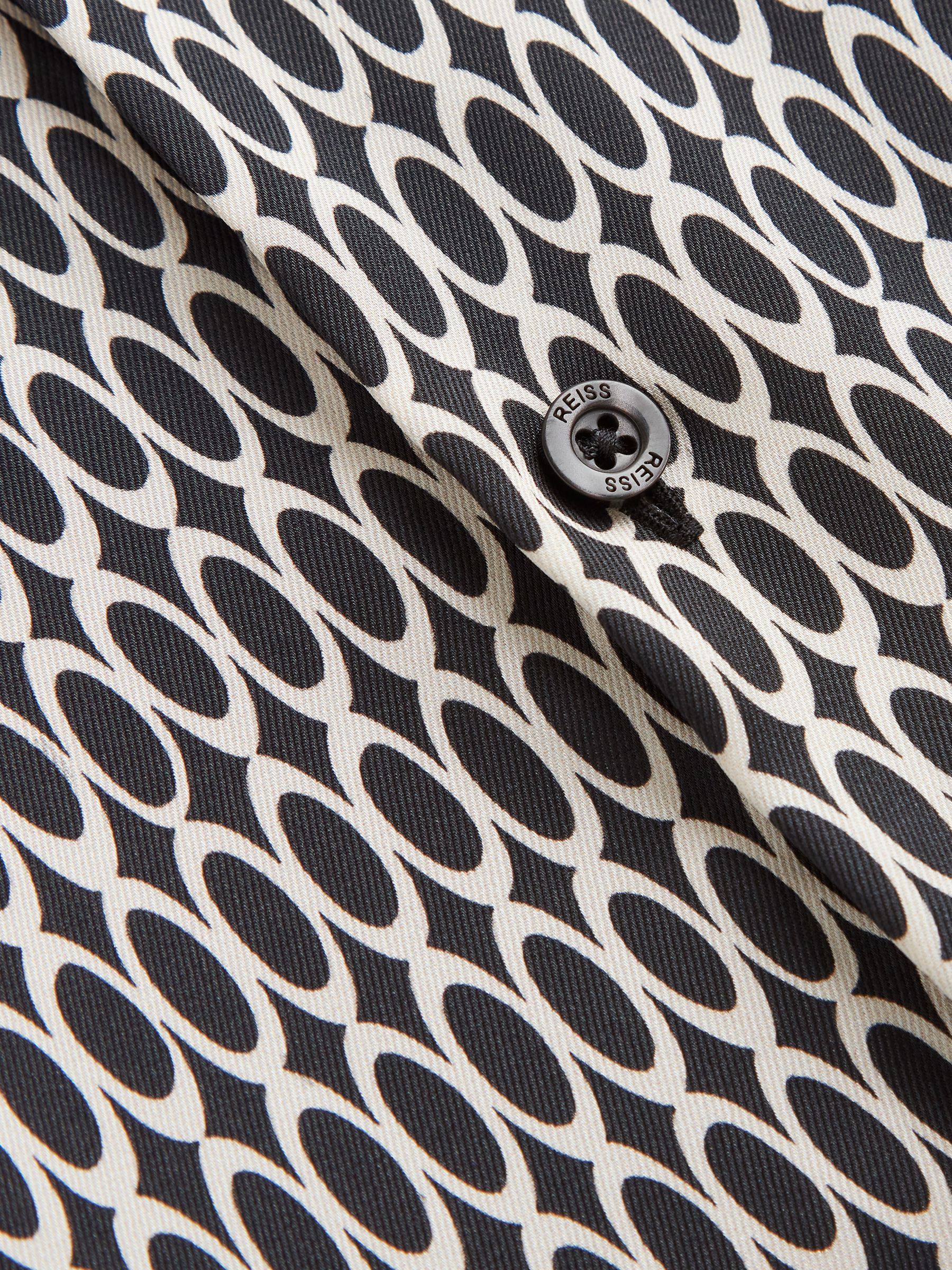 Monogram Button-Through Shirt in Black - Image 6 of 6