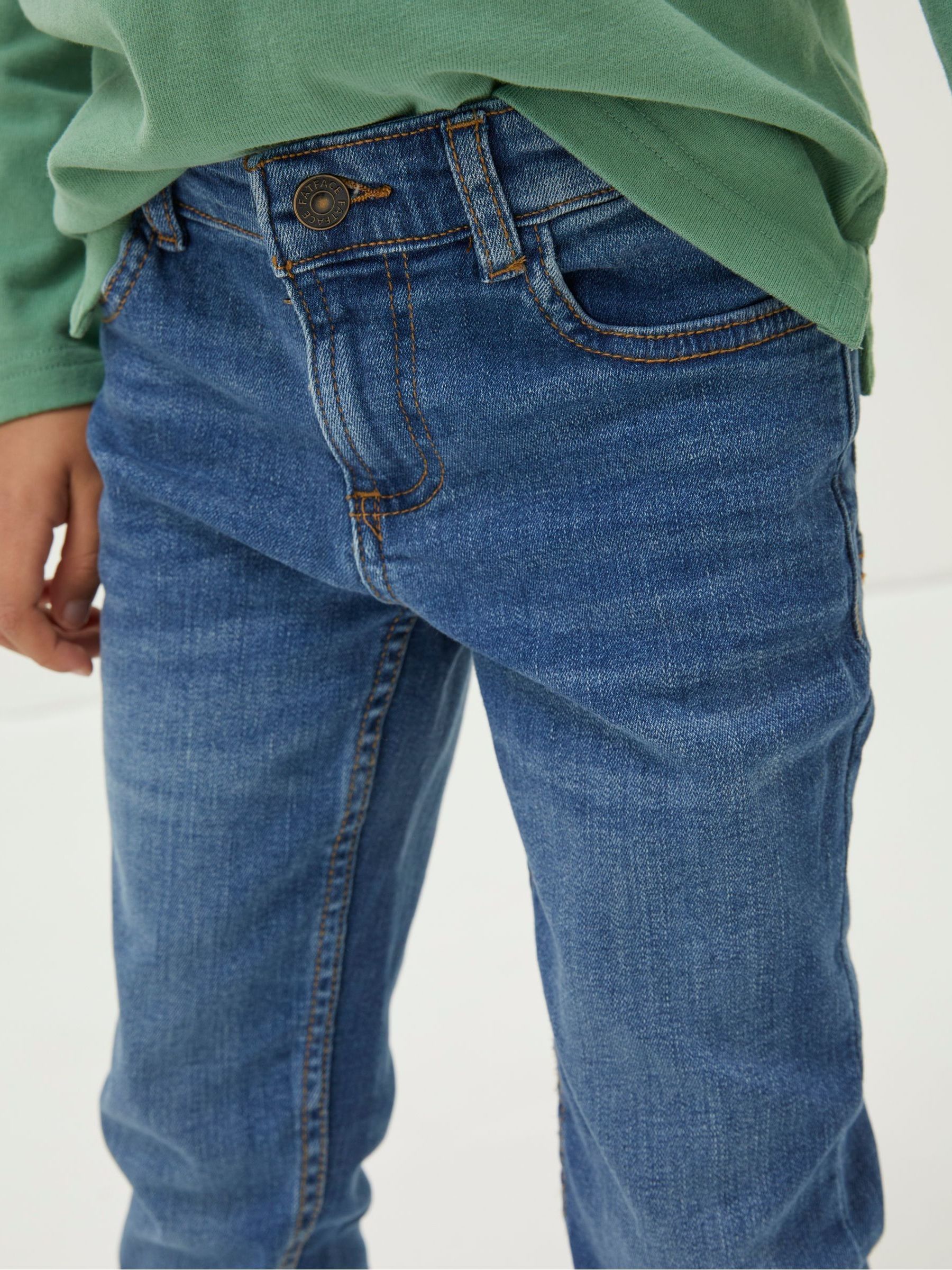 Seth Light Blue Slim Jeans - Image 3 of 4