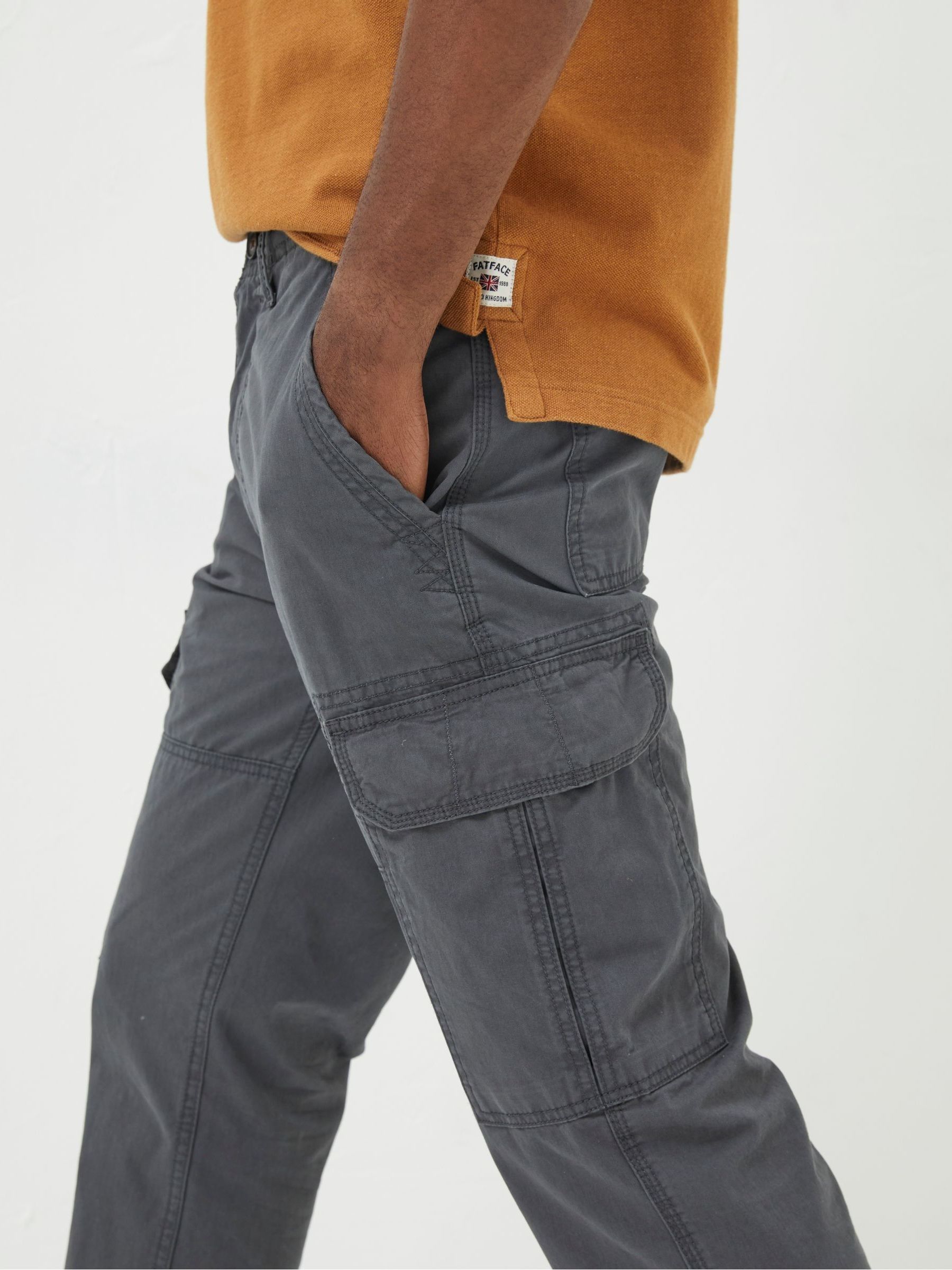 Corby Grey Ripstop Cargo Trousers - Image 4 of 5