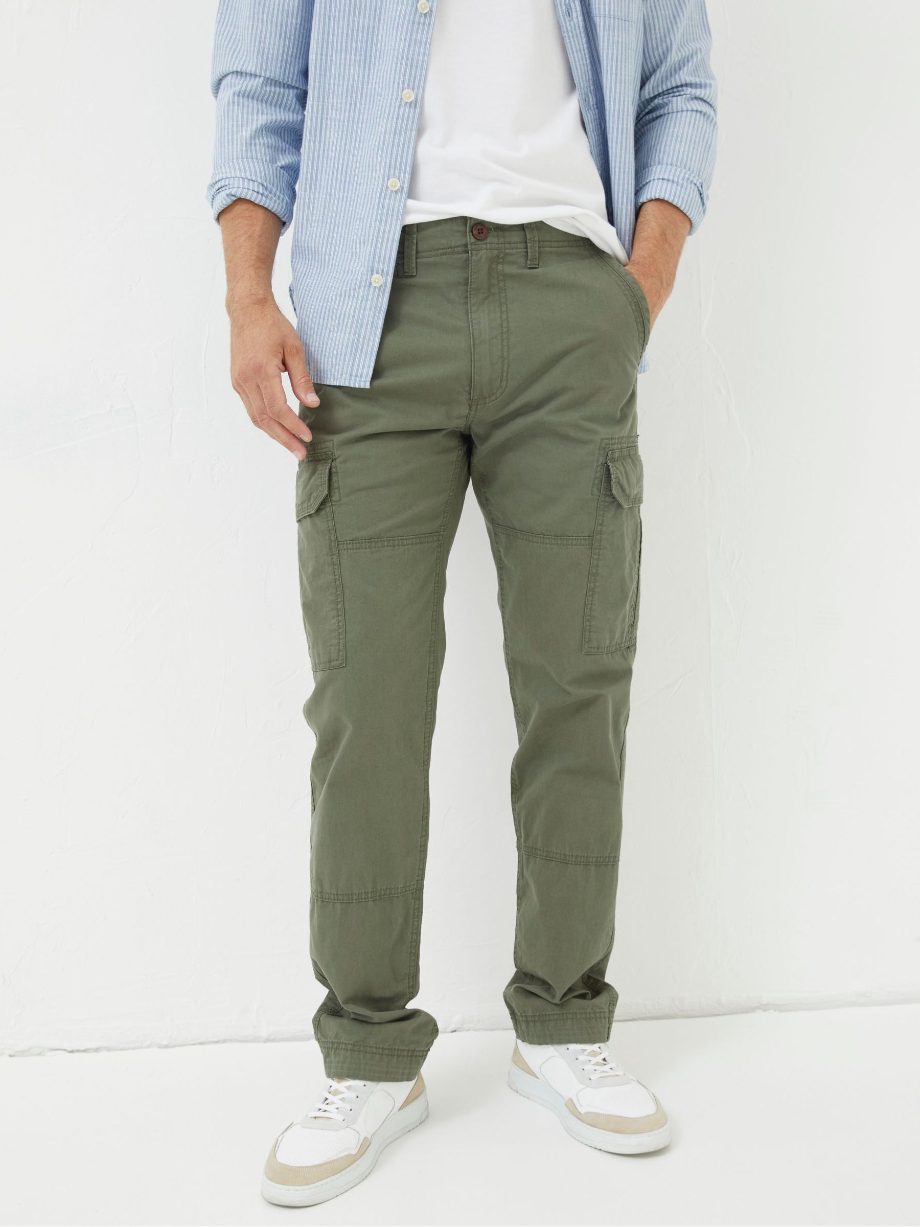 Corby Green Ripstop Cargo Trousers - Image 1 of 5