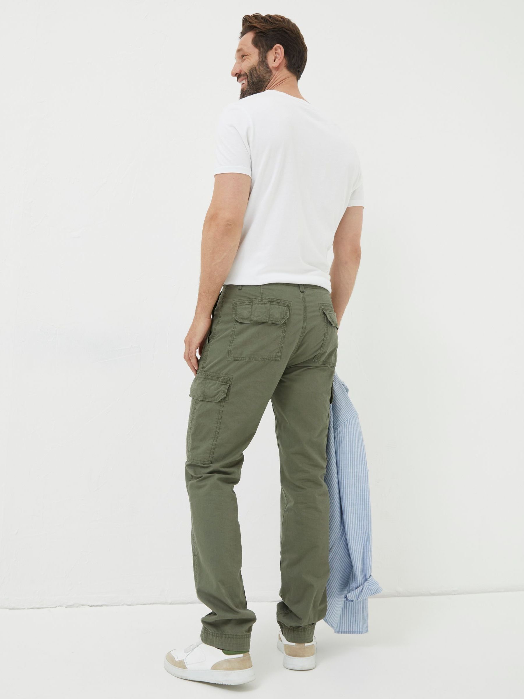 Corby Green Ripstop Cargo Trousers - Image 2 of 5