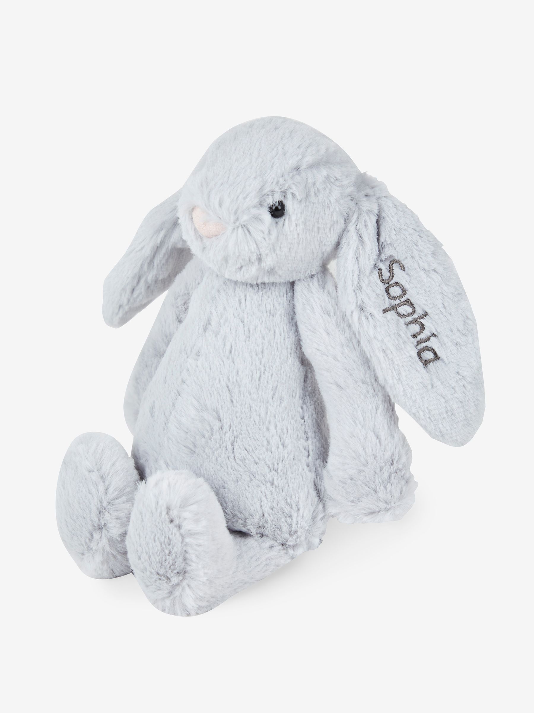 Silver Personalised Jellycat Bashful Bunny Soft Toy - Image 1 of 1