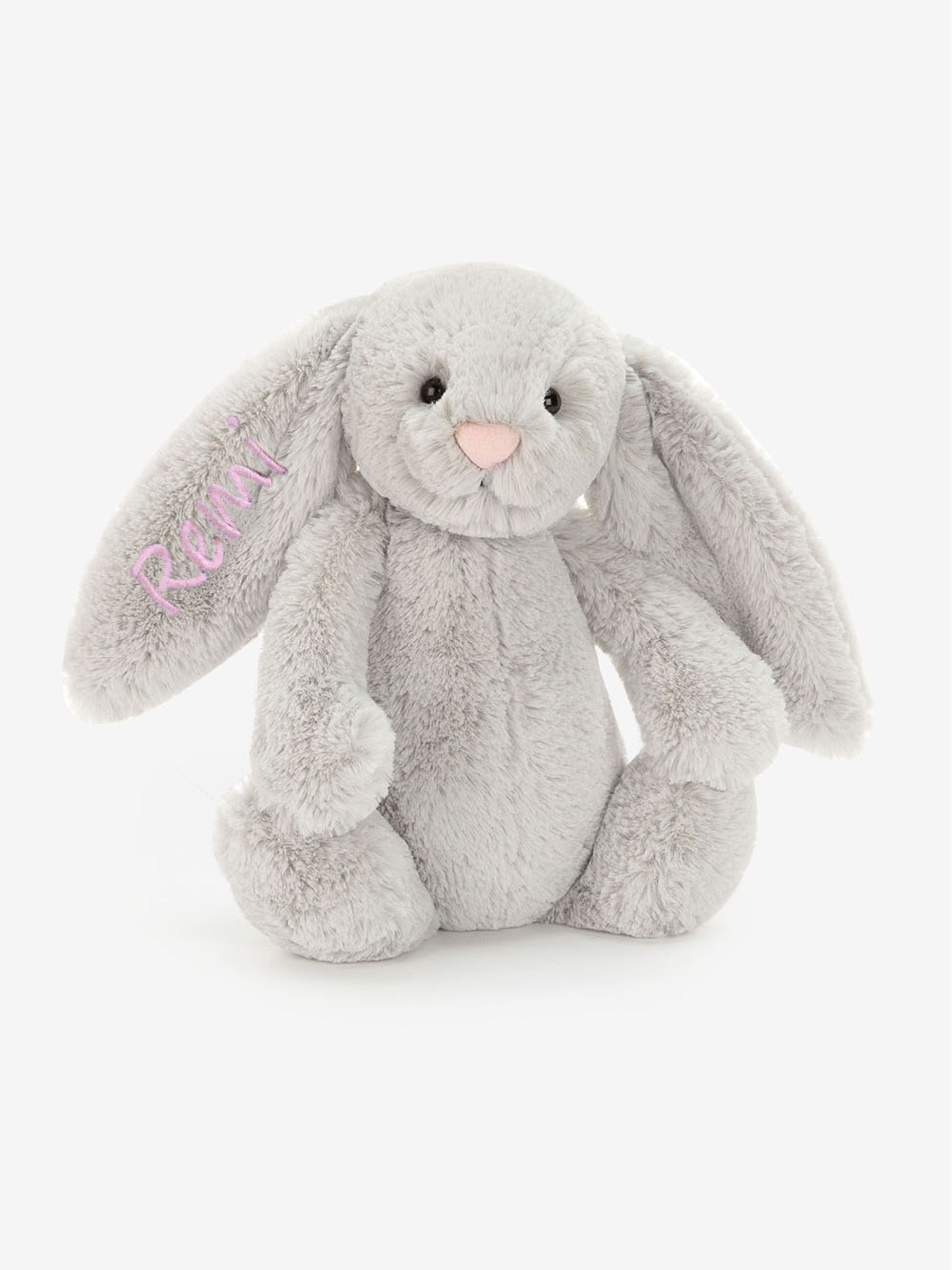 Silver Personalised Jellycat Bashful Bunny Soft Toy - Image 4 of 4