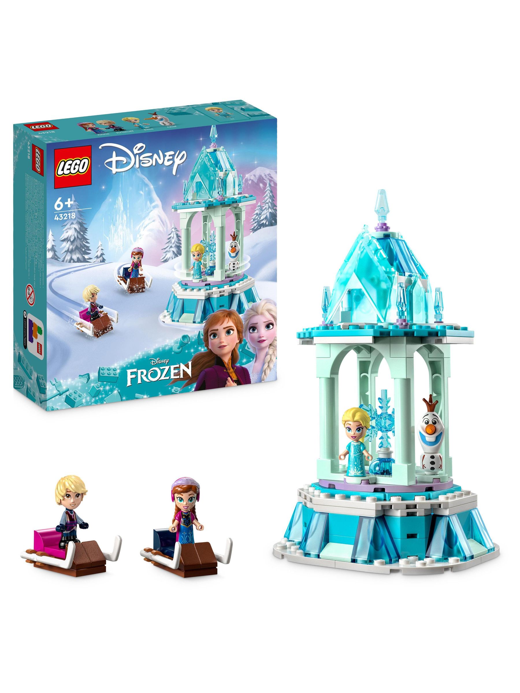 LEGO Disney Frozen Anna and Elsa's Merry-Go-Round Set - Image 1 of 8