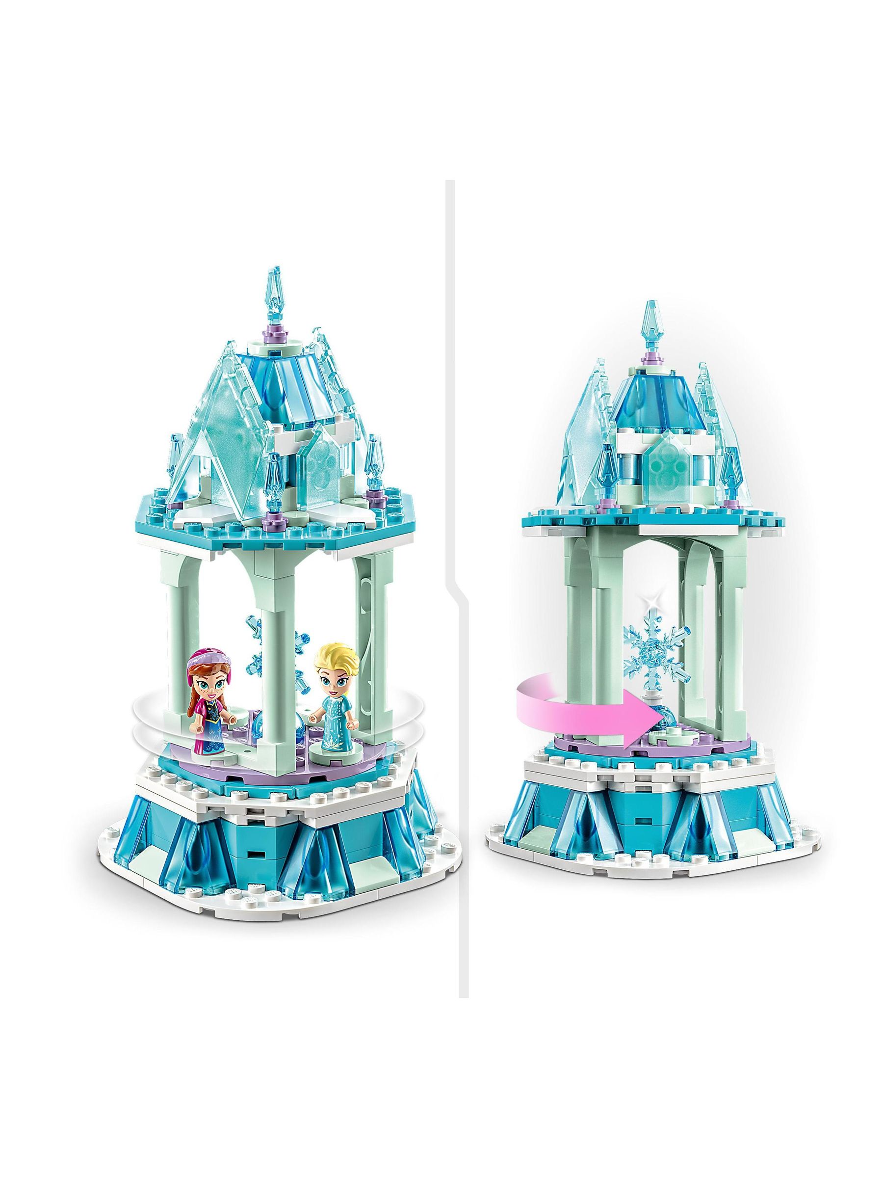LEGO Disney Frozen Anna and Elsa's Merry-Go-Round Set - Image 5 of 8