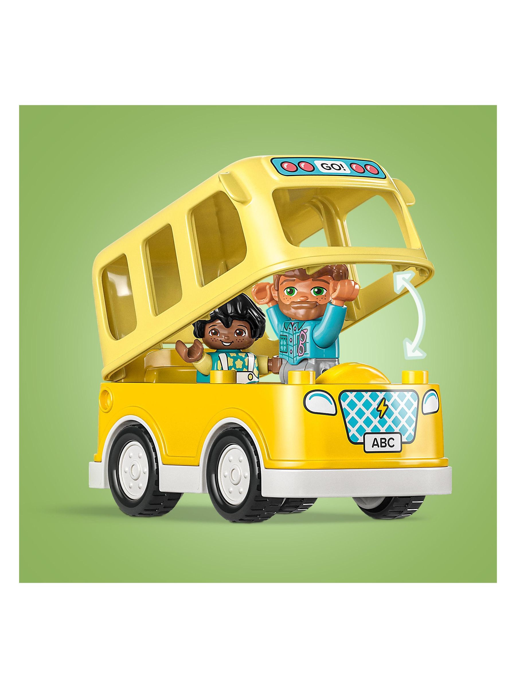 LEGO DUPLO The Bus Ride Toy for Toddlers Aged 2+ - Image 5 of 8