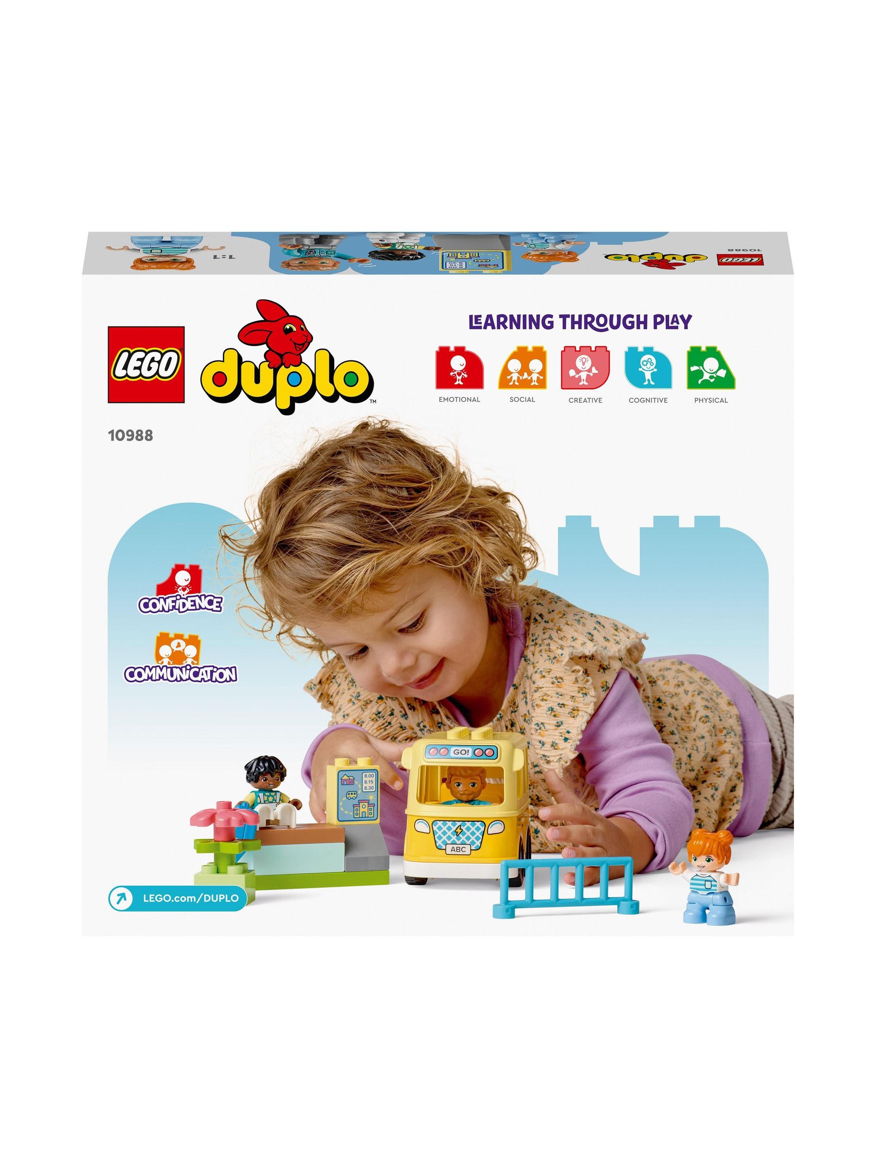 LEGO DUPLO The Bus Ride Toy for Toddlers Aged 2+ - Image 8 of 8