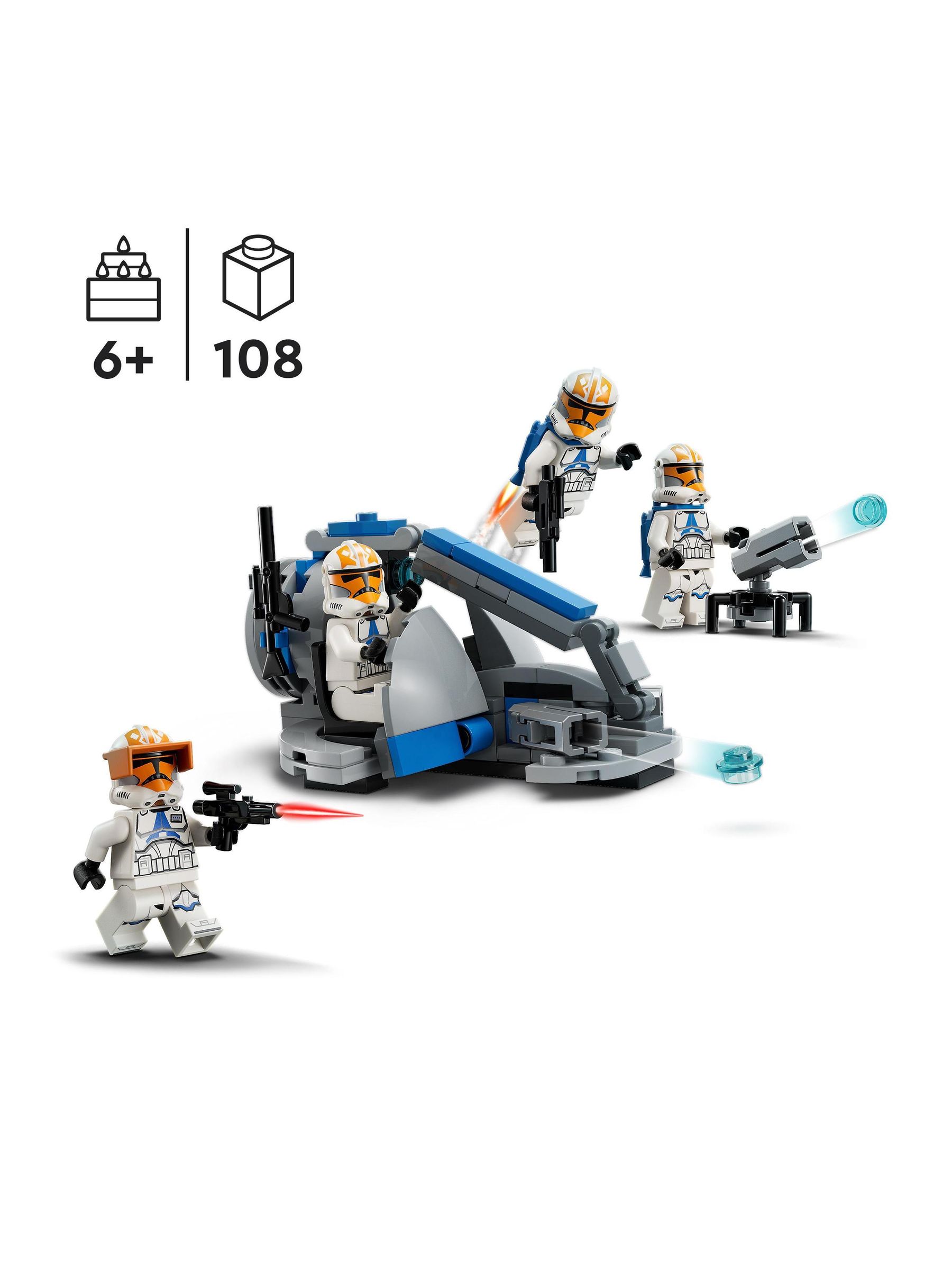 LEGO Star Wars 332nd Ahsokas Clone Trooper Battle Pack - Image 4 of 8