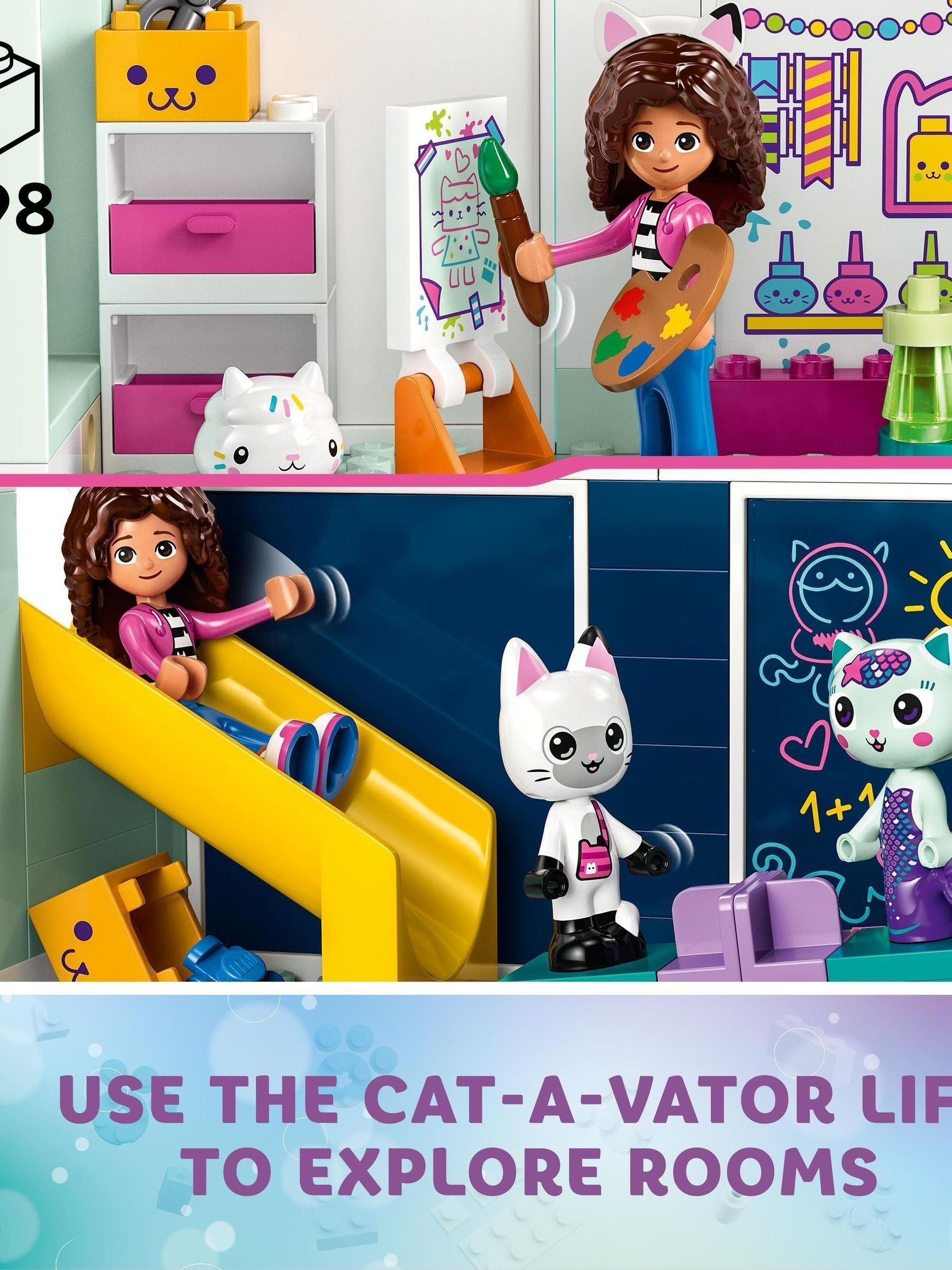 LEGO Gabbys Dollhouse Toy Playset with 4 Figures - Image 4 of 8