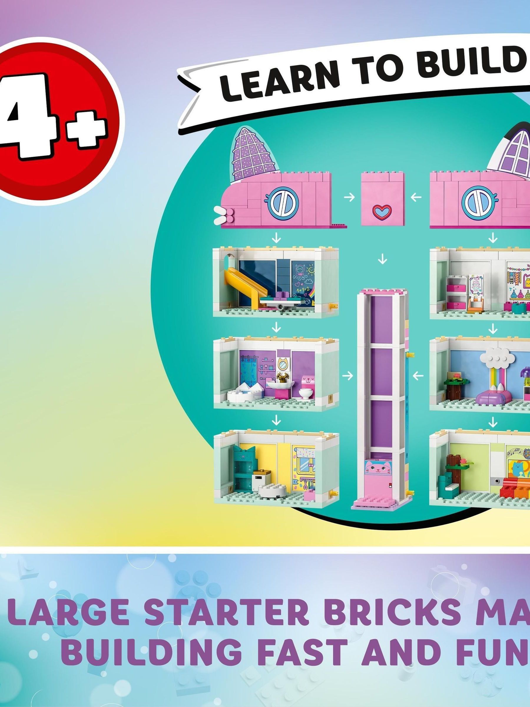 LEGO Gabbys Dollhouse Toy Playset with 4 Figures - Image 5 of 8