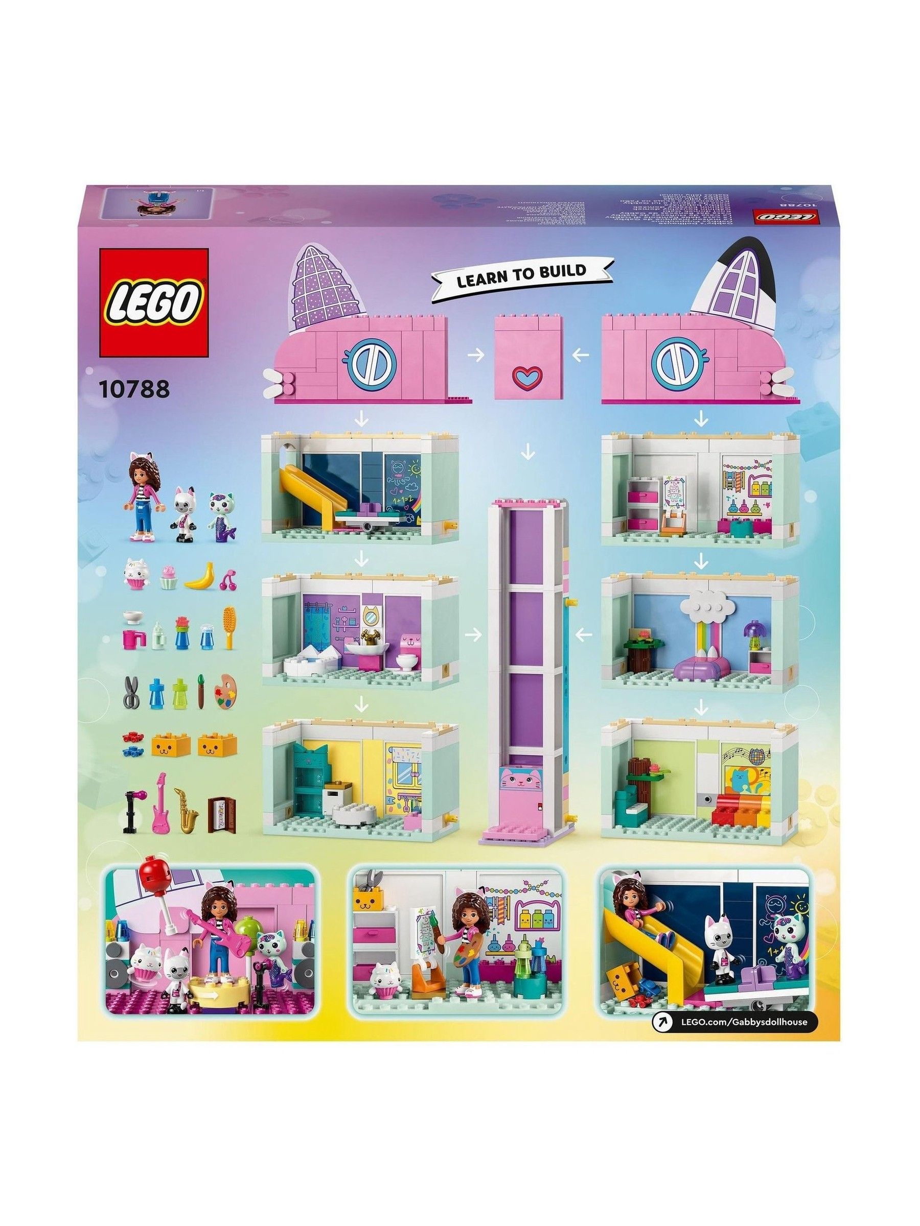 LEGO Gabbys Dollhouse Toy Playset with 4 Figures - Image 8 of 8