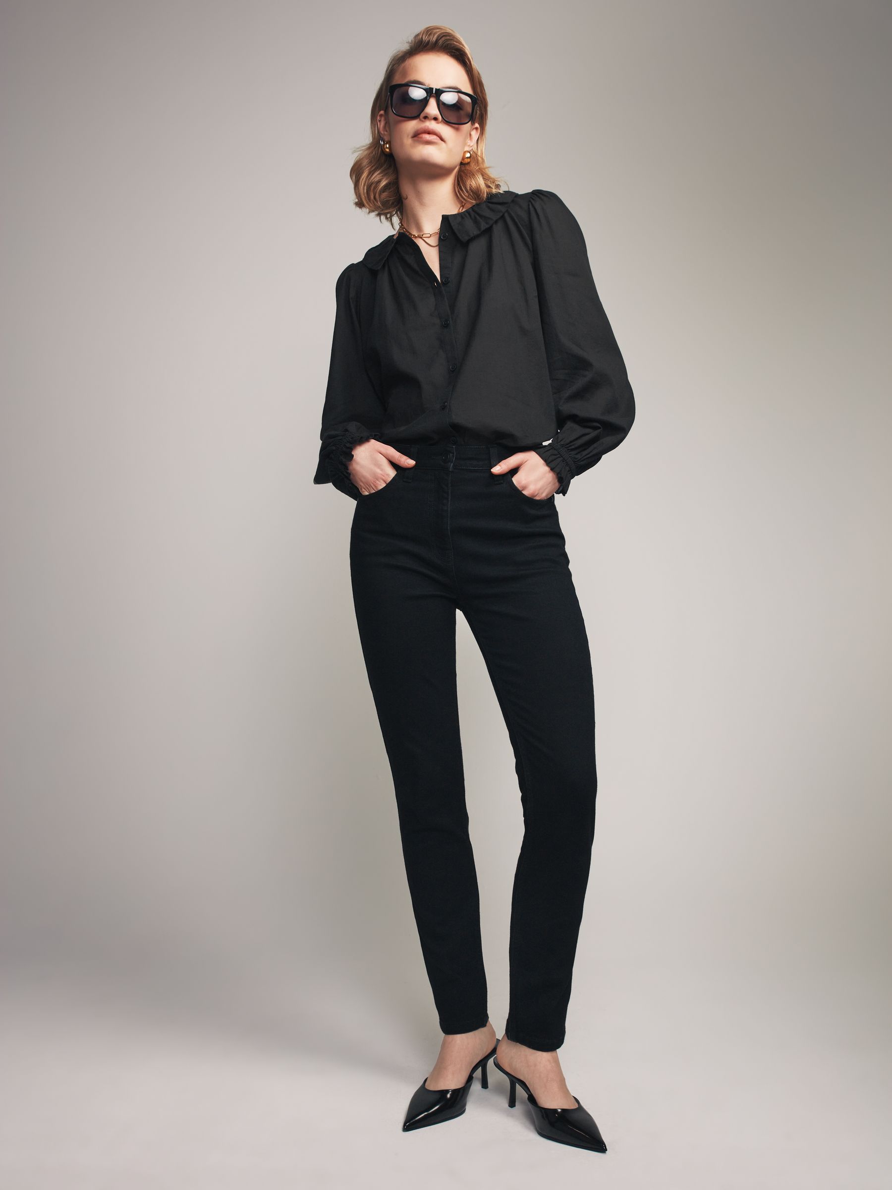 Black/Blue - 2 Pack Denim Skinny Jeans - Image 2 of 6