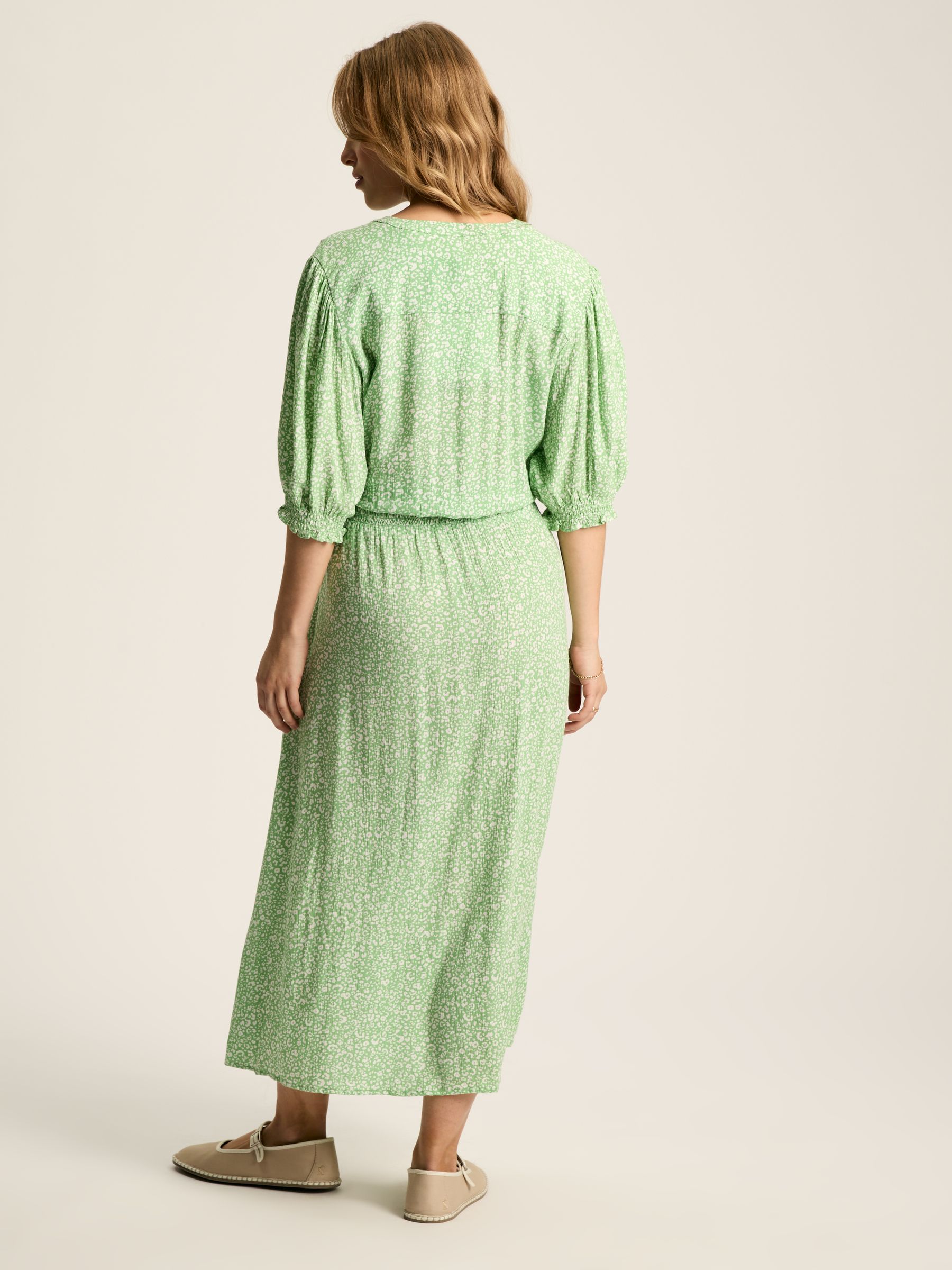 Laurie Green Viscose Midi Dress - Image 2 of 5