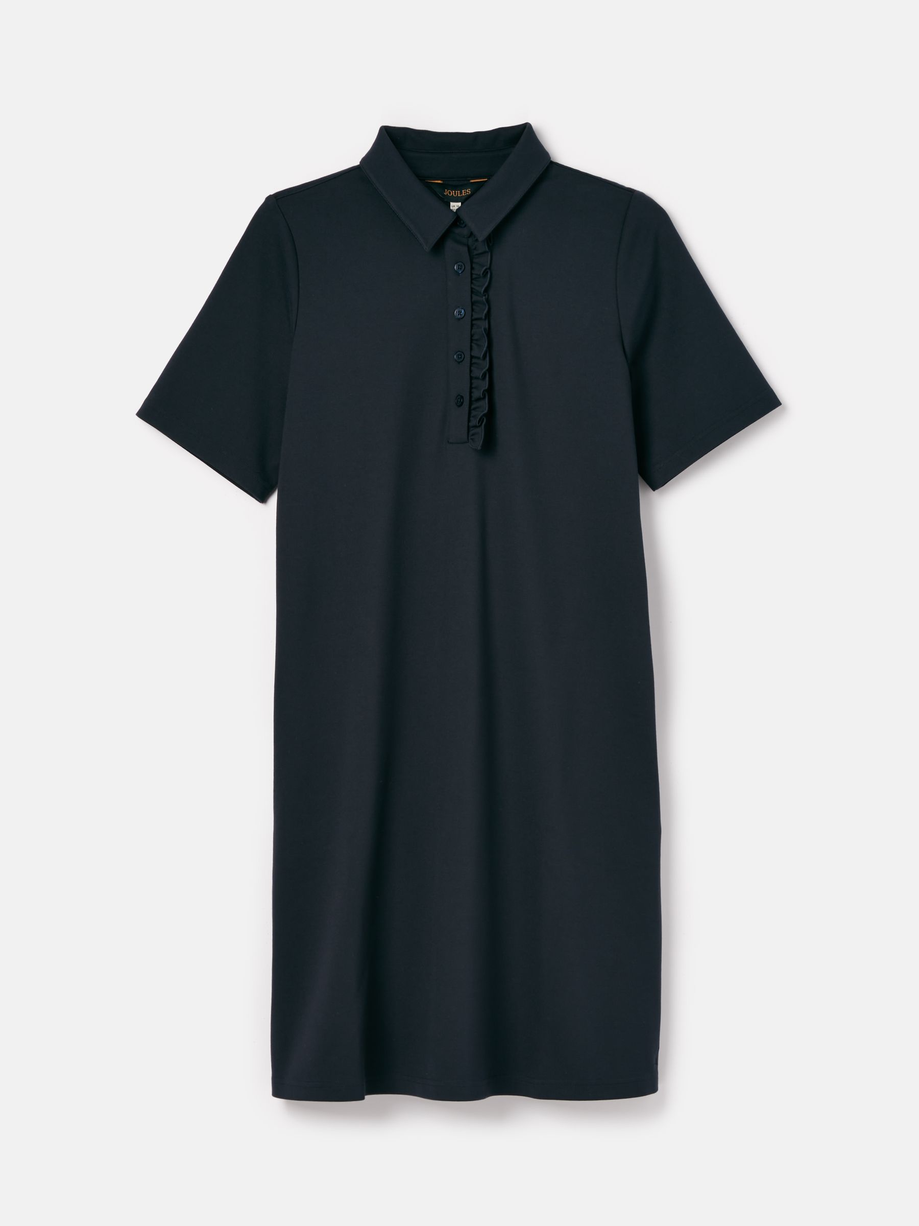 Effy Navy Blue Ponte Polo Mini Dress - Image 6 of 6