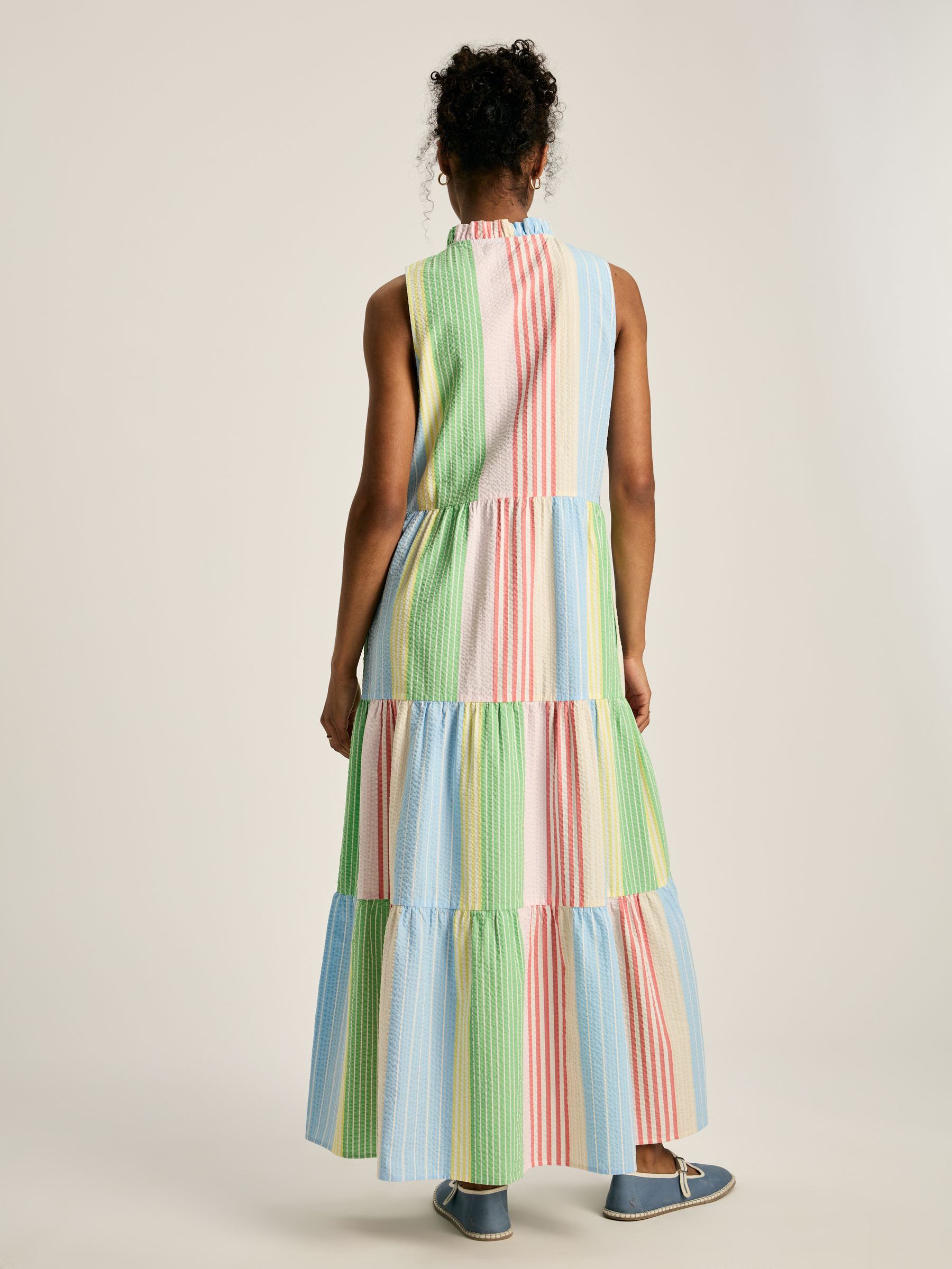 Dolcie Multi Seersucker Maxi Sundress - Image 2 of 6