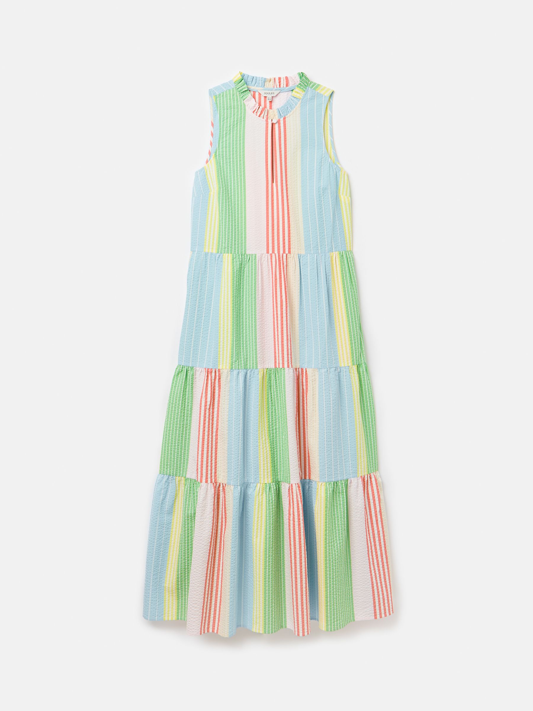 Dolcie Multi Seersucker Maxi Sundress - Image 6 of 6