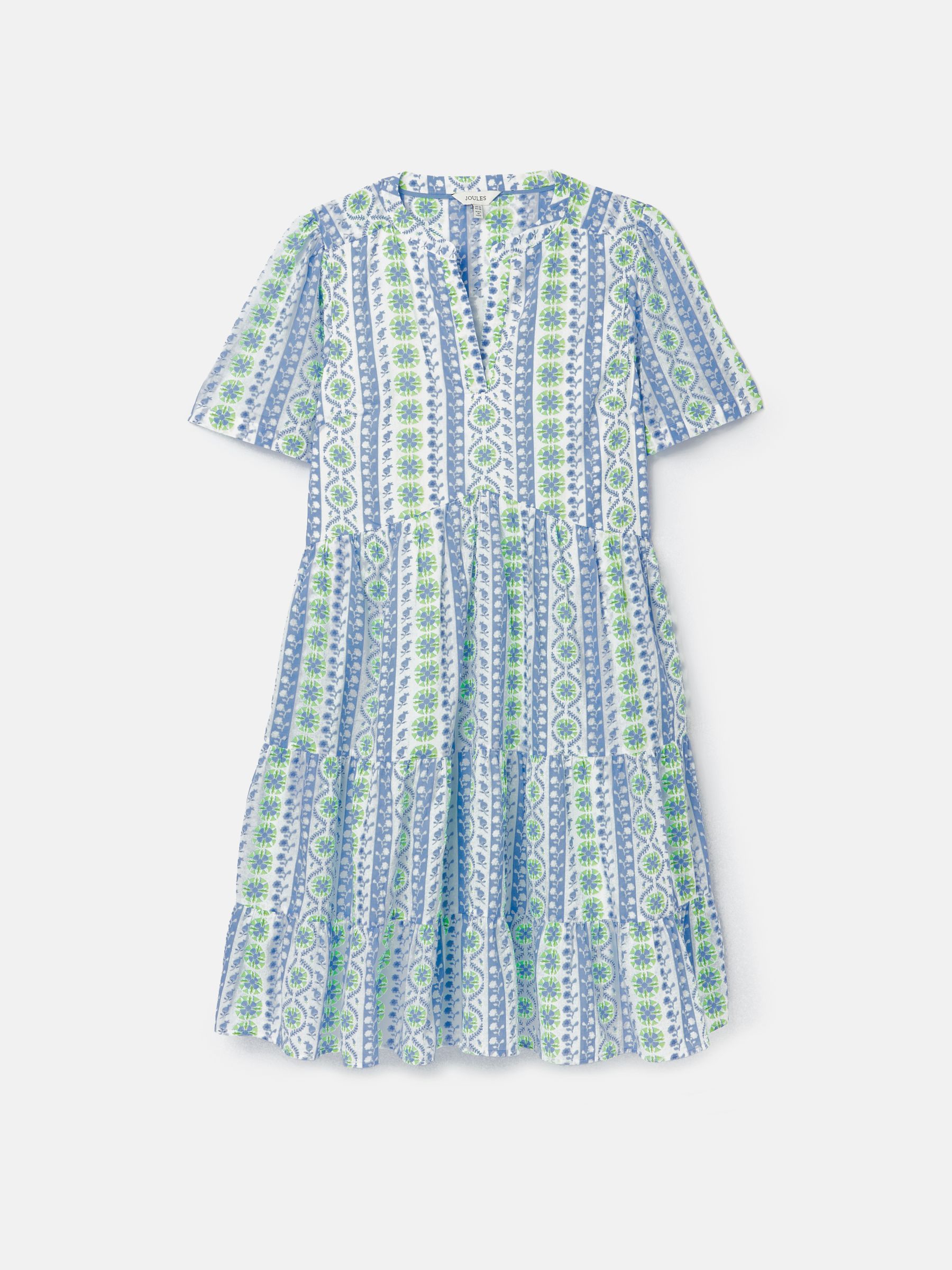 Ariella Blue Cotton Dress - Image 5 of 5