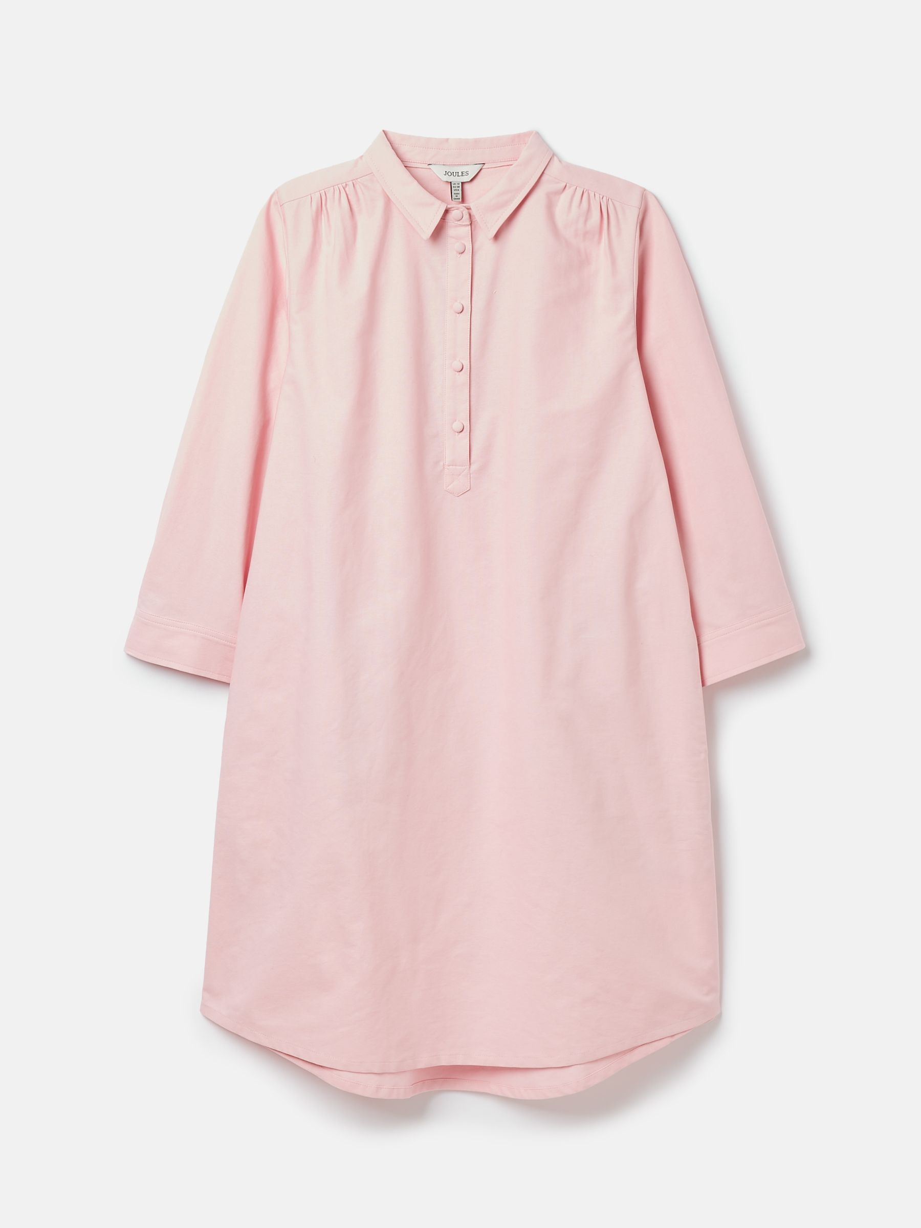 Marlowe Pink Dress with Shirt/ Nehru Collar - Image 7 of 7