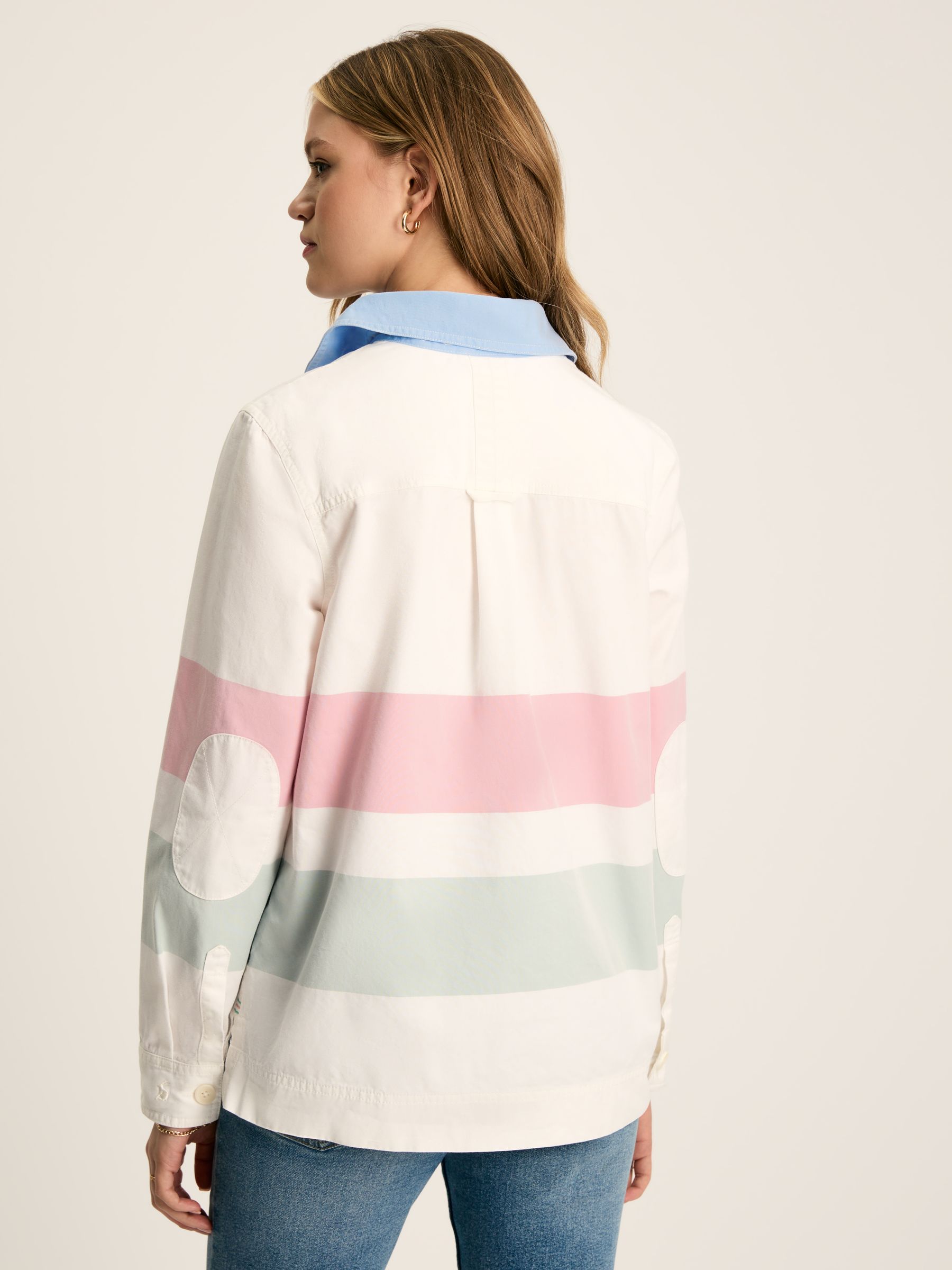 Brinley Chalk White Cotton Deck Shirt - Image 2 of 8
