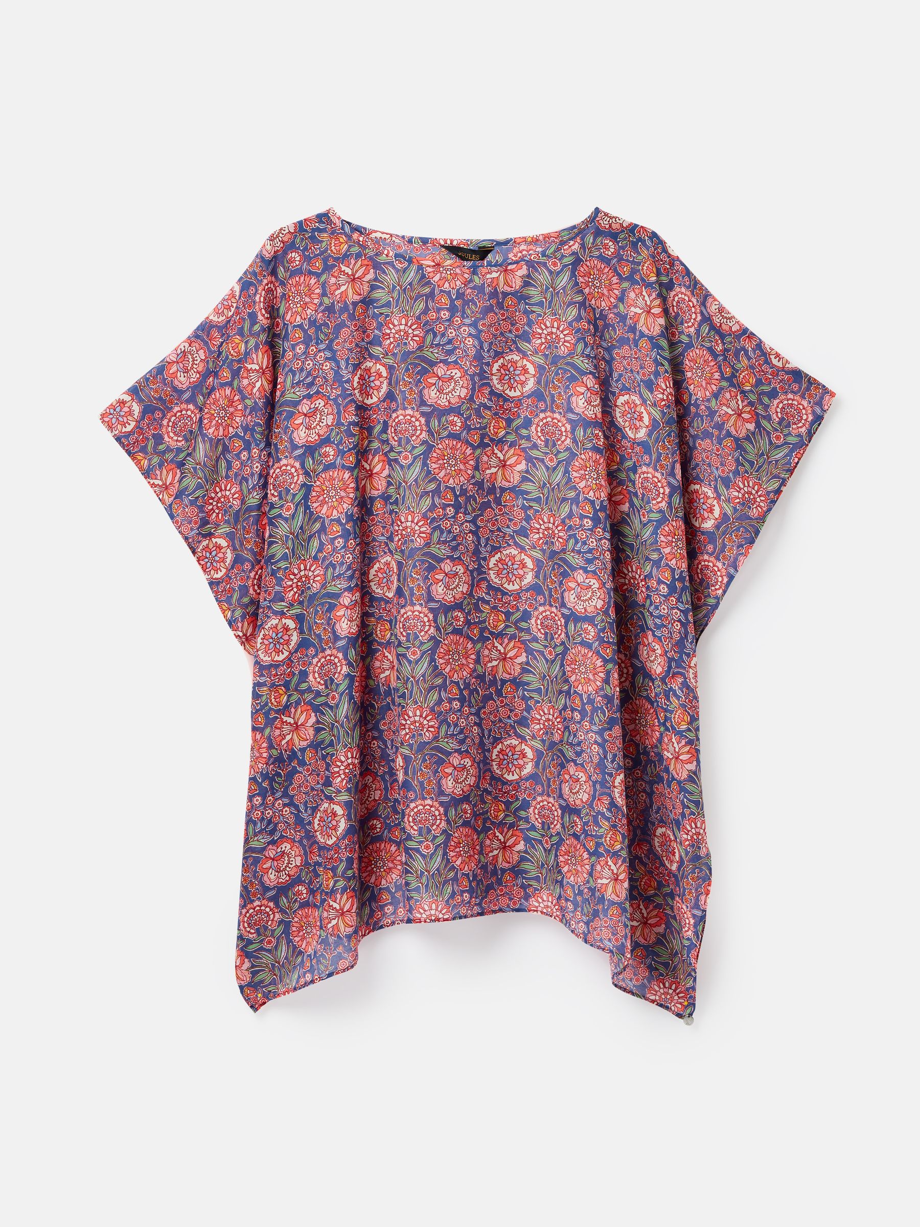 Rosanna Navy & Pink Beach Cover-Up - Image 7 of 7