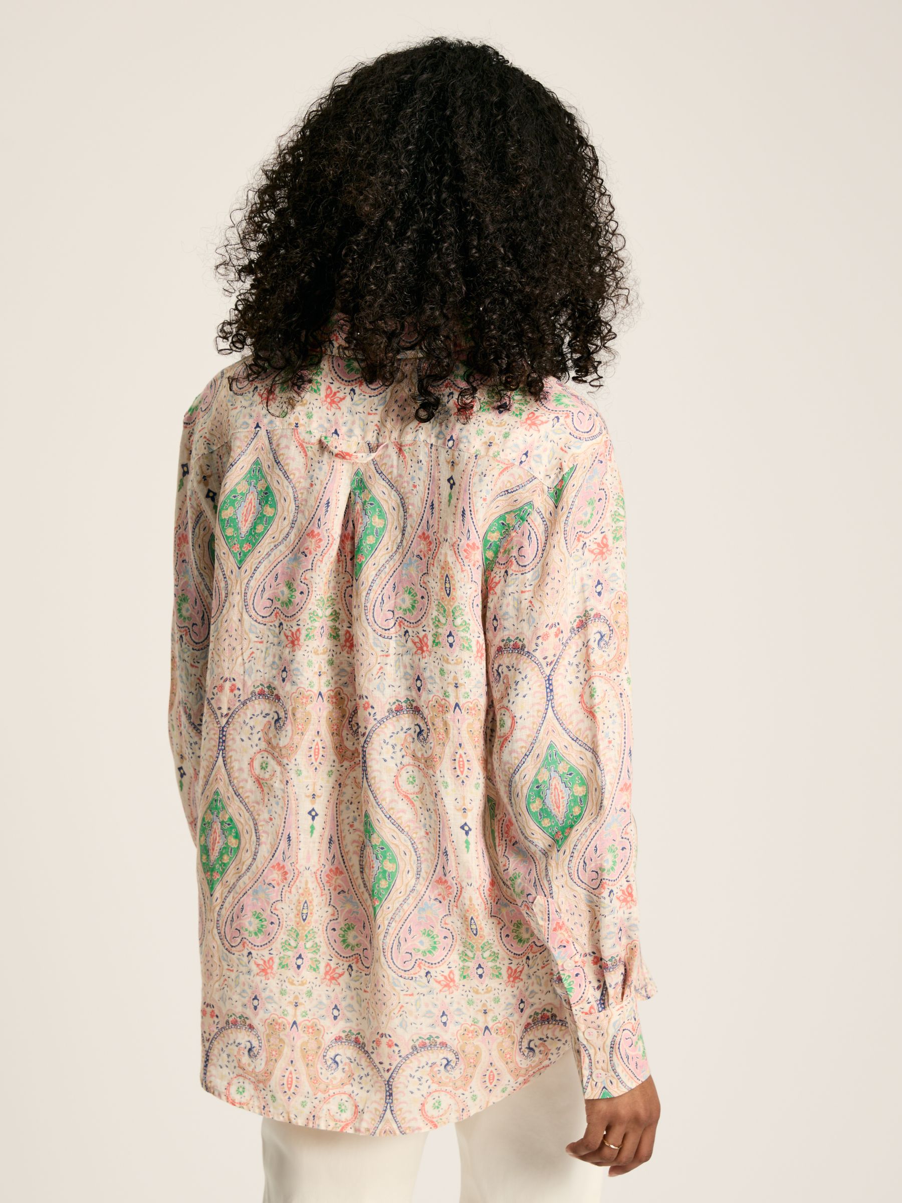 Amilla Multi 100% Linen Shirt - Image 2 of 10