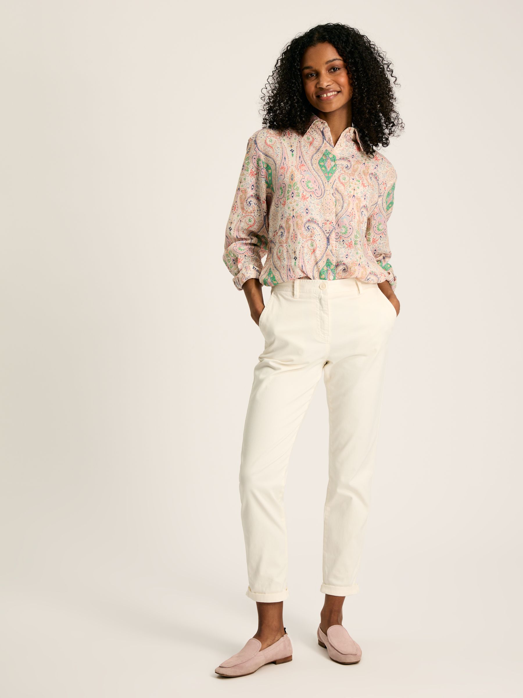 Amilla Multi 100% Linen Shirt - Image 3 of 10