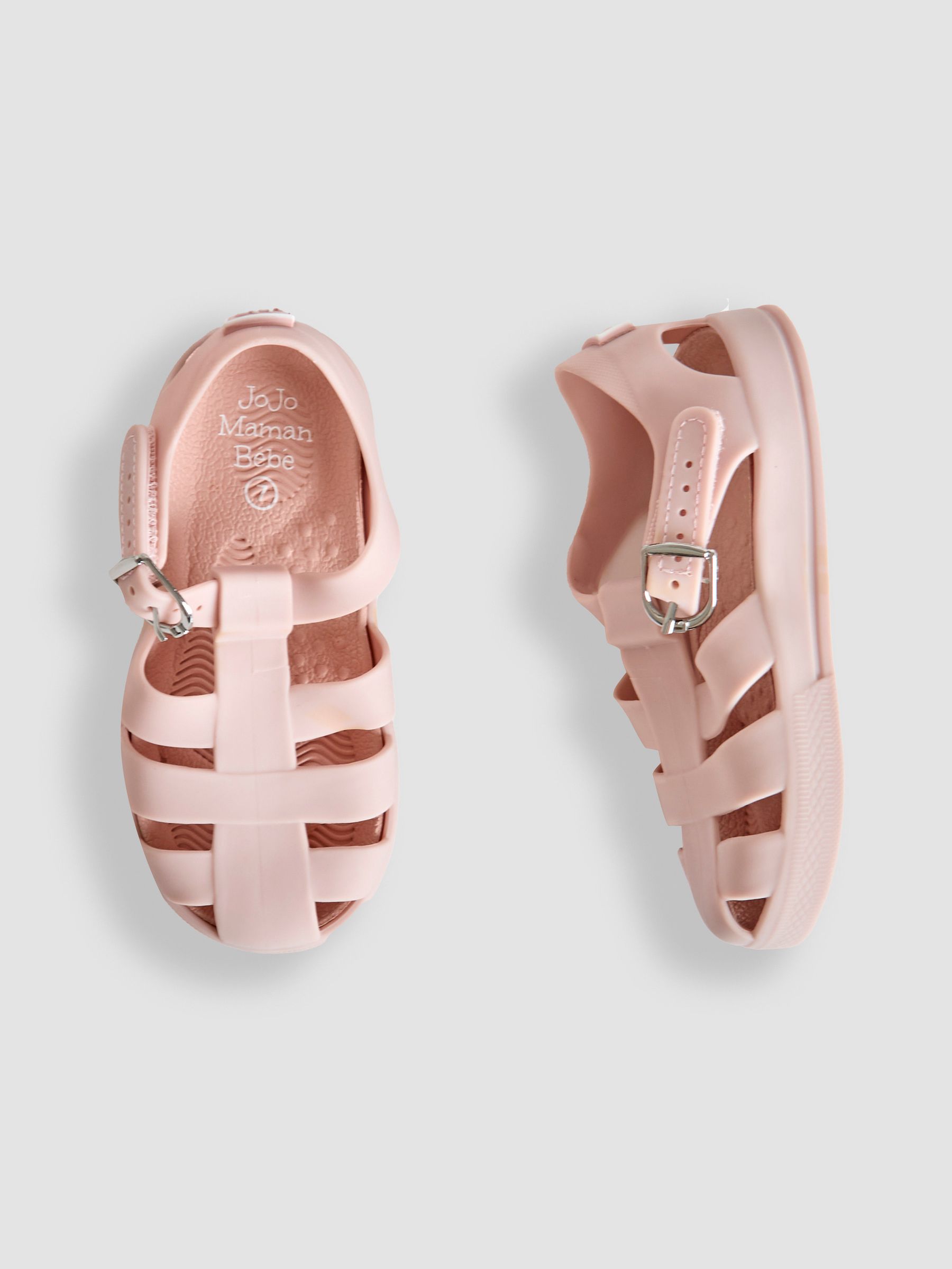 Rose Pink Jelly Sandals - Image 2 of 3