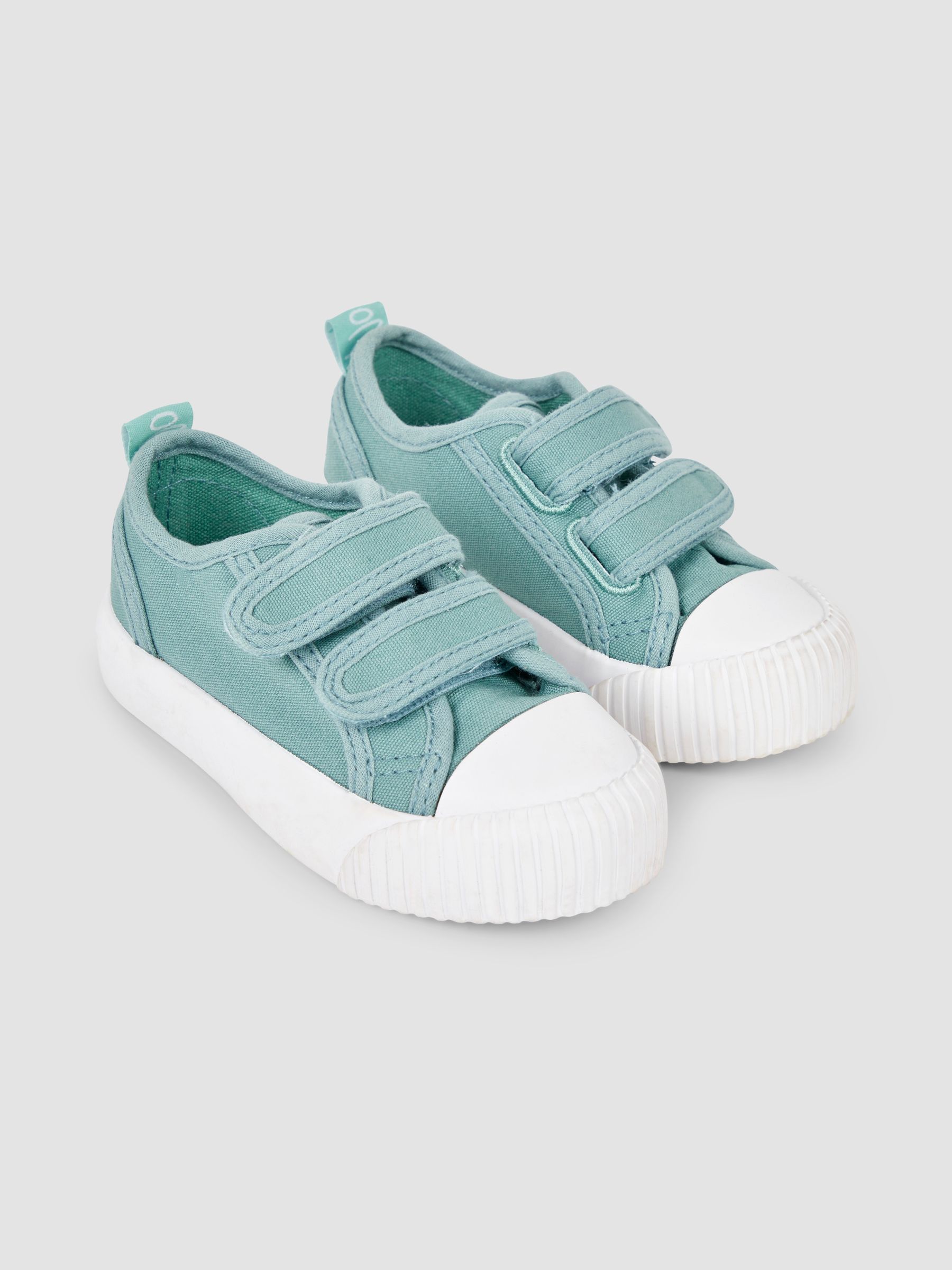 Khaki Green Canvas Pumps - Image 1 of 5