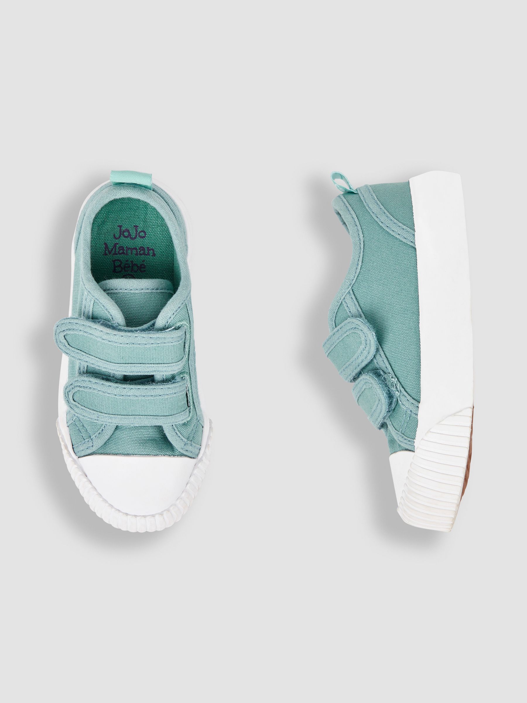 Khaki Green Canvas Pumps - Image 4 of 5