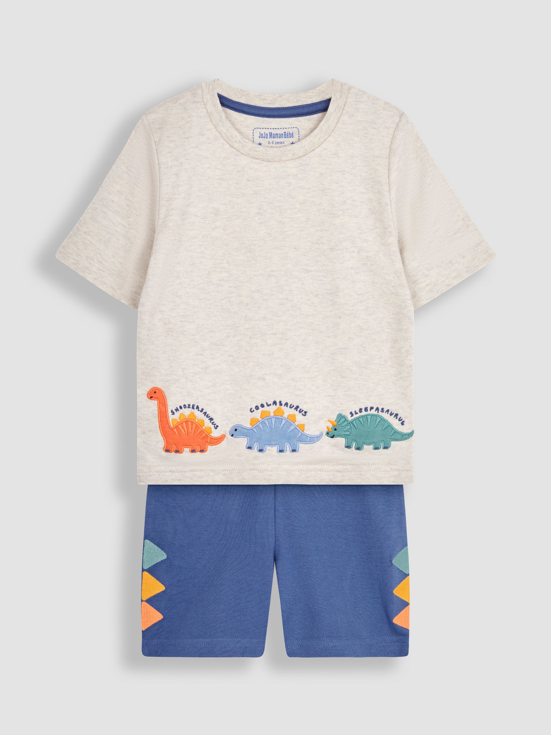 2-Pack Dinosaur Jersey Pyjamas in Green - Image 3 of 9