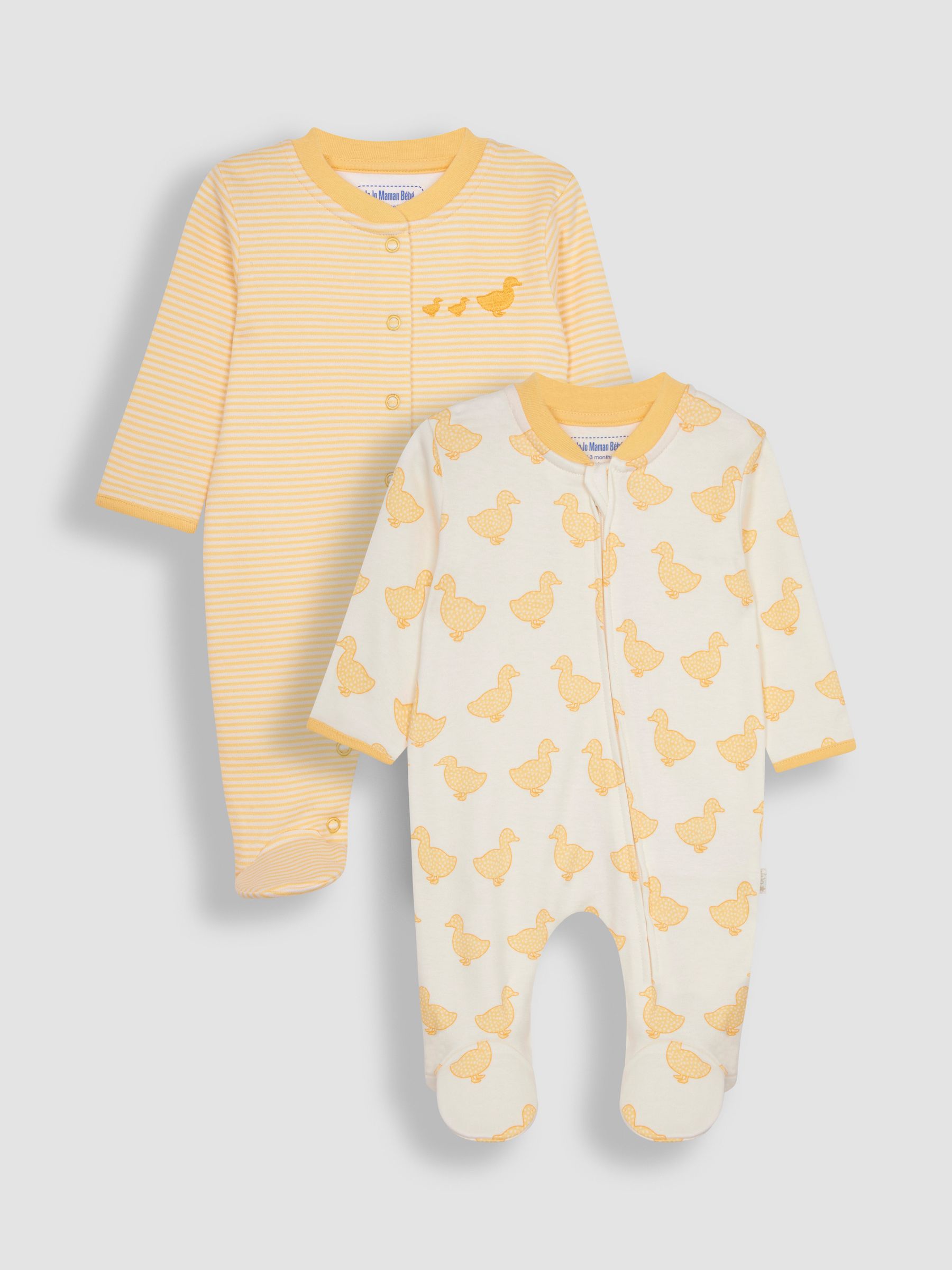 Yellow Duck 2-Pack Sleepsuits - Image 1 of 5