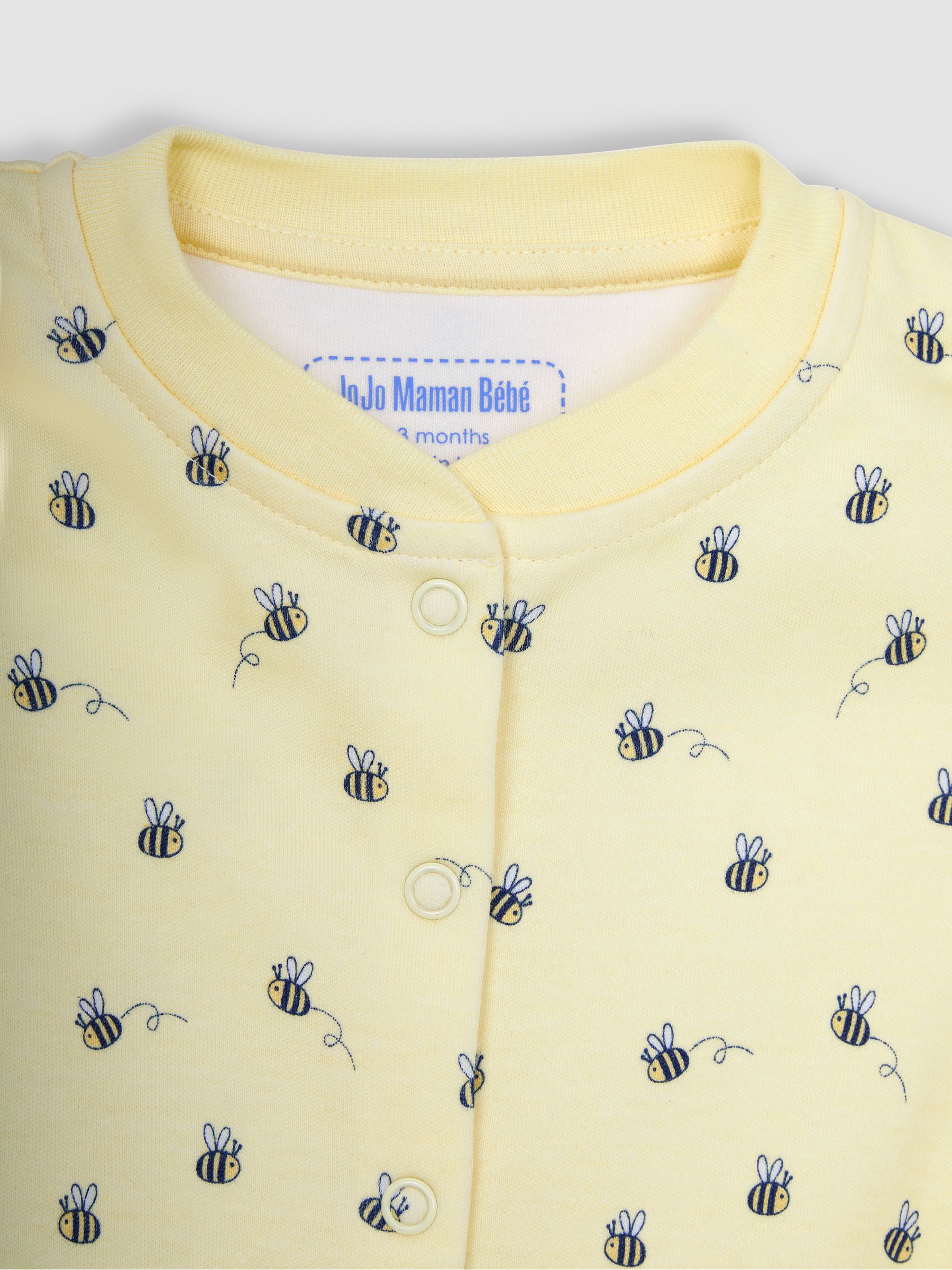 Yellow Bee 2-Pack Sleepsuits - Image 7 of 8
