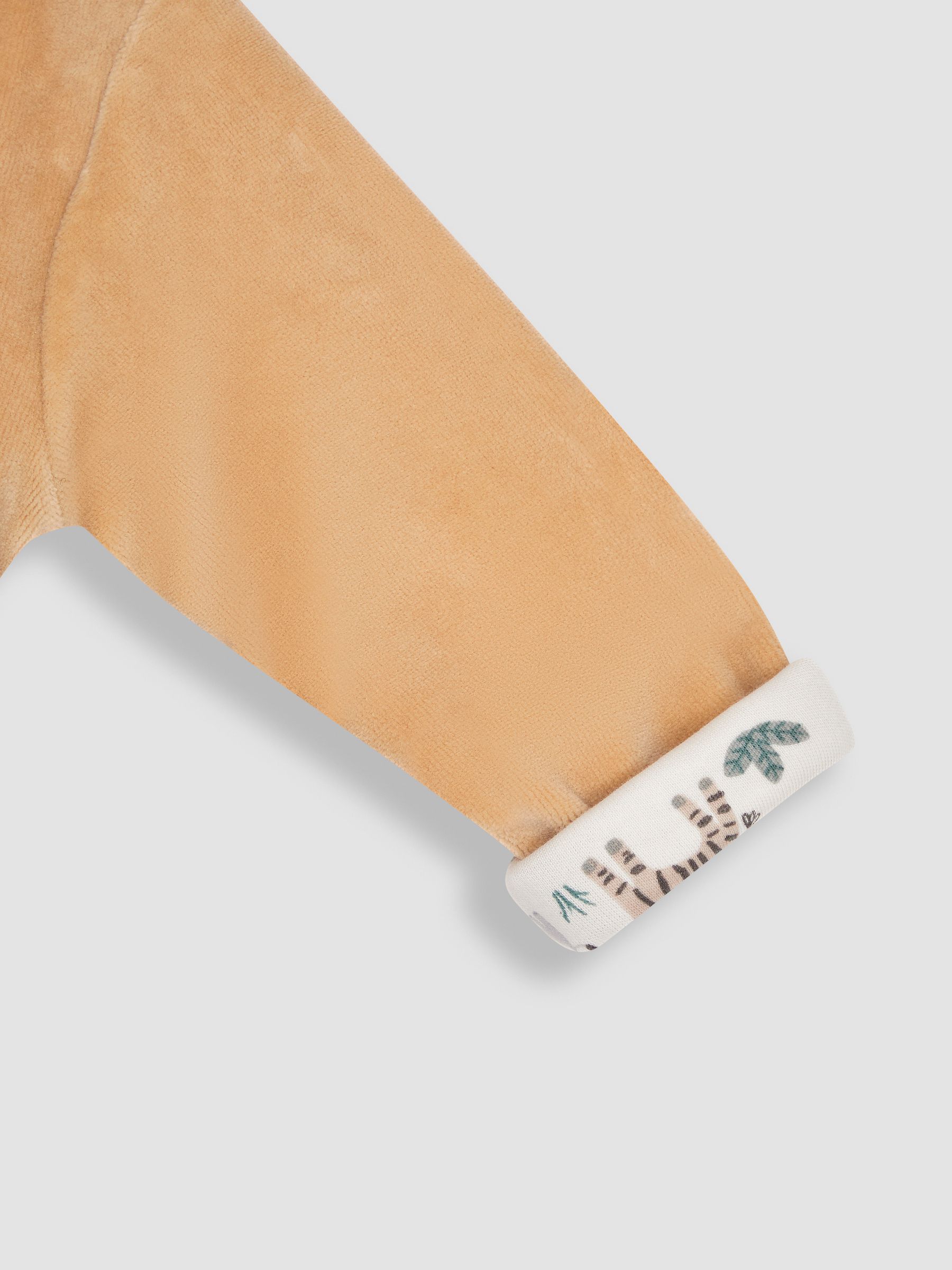 2-Piece Safari Sleepsuit & Jacket Set in Safari - Image 6 of 6
