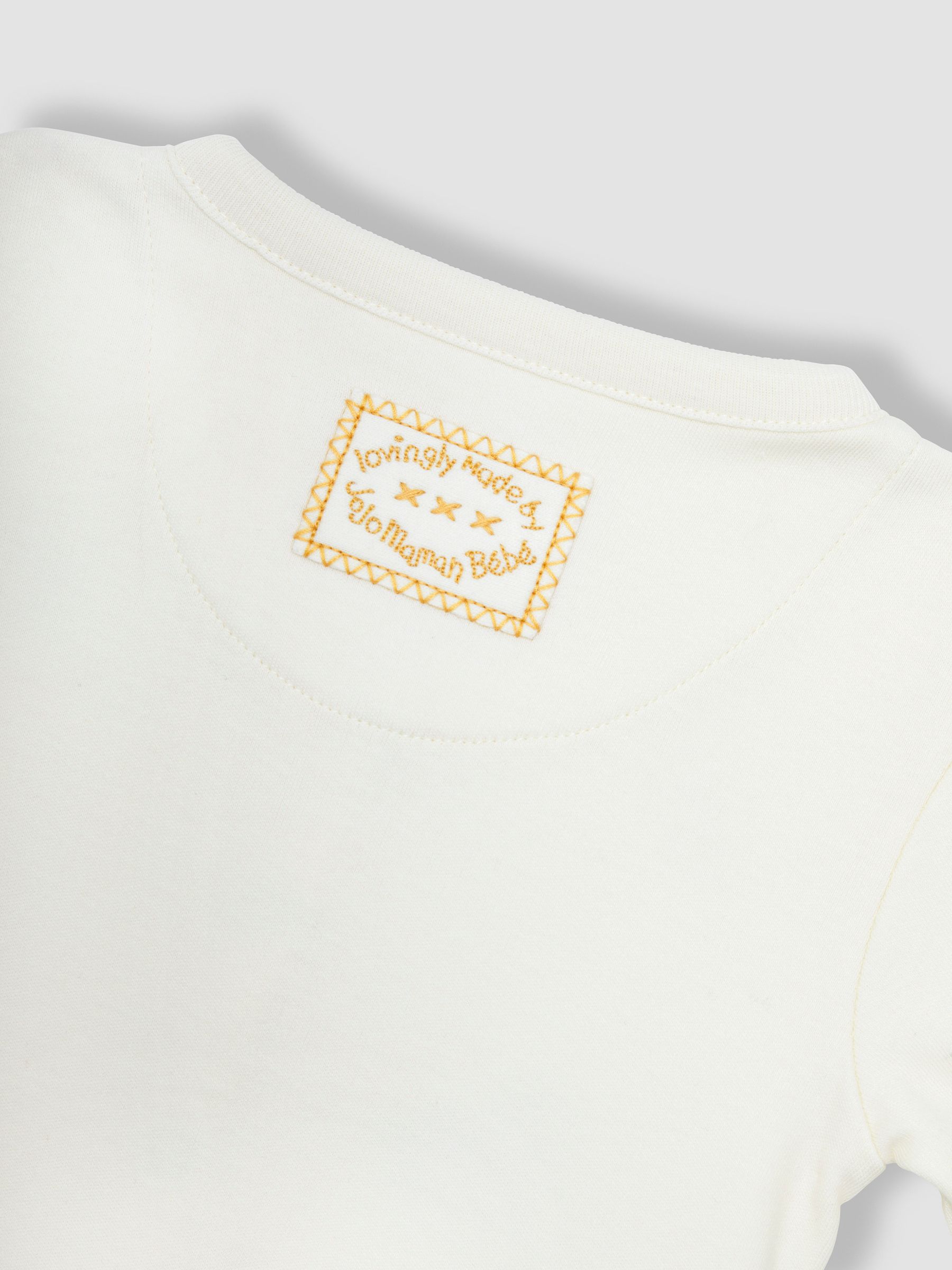 Safari Embroidered Cotton Baby Sleepsuit - Image 5 of 5
