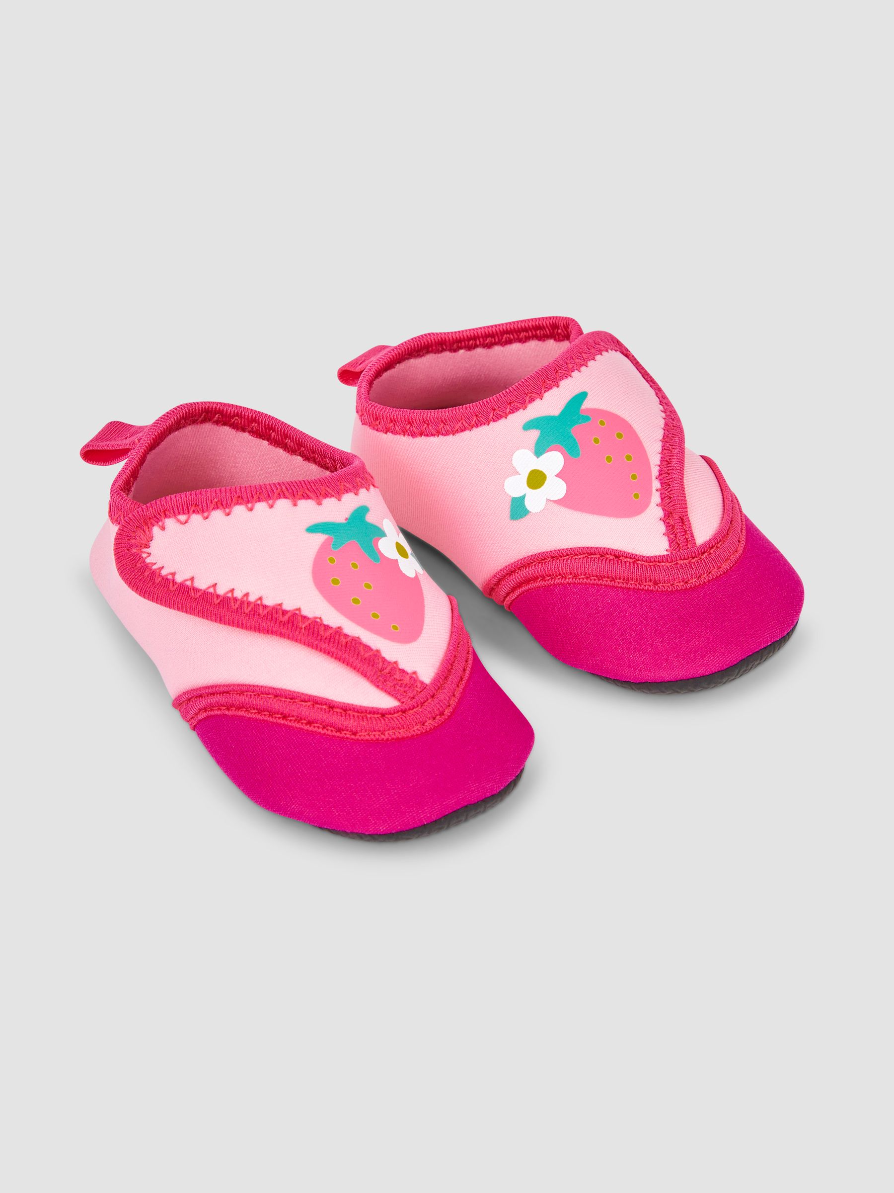 Pink Baby Beach And Swim Booties JoJo Maman Bébé