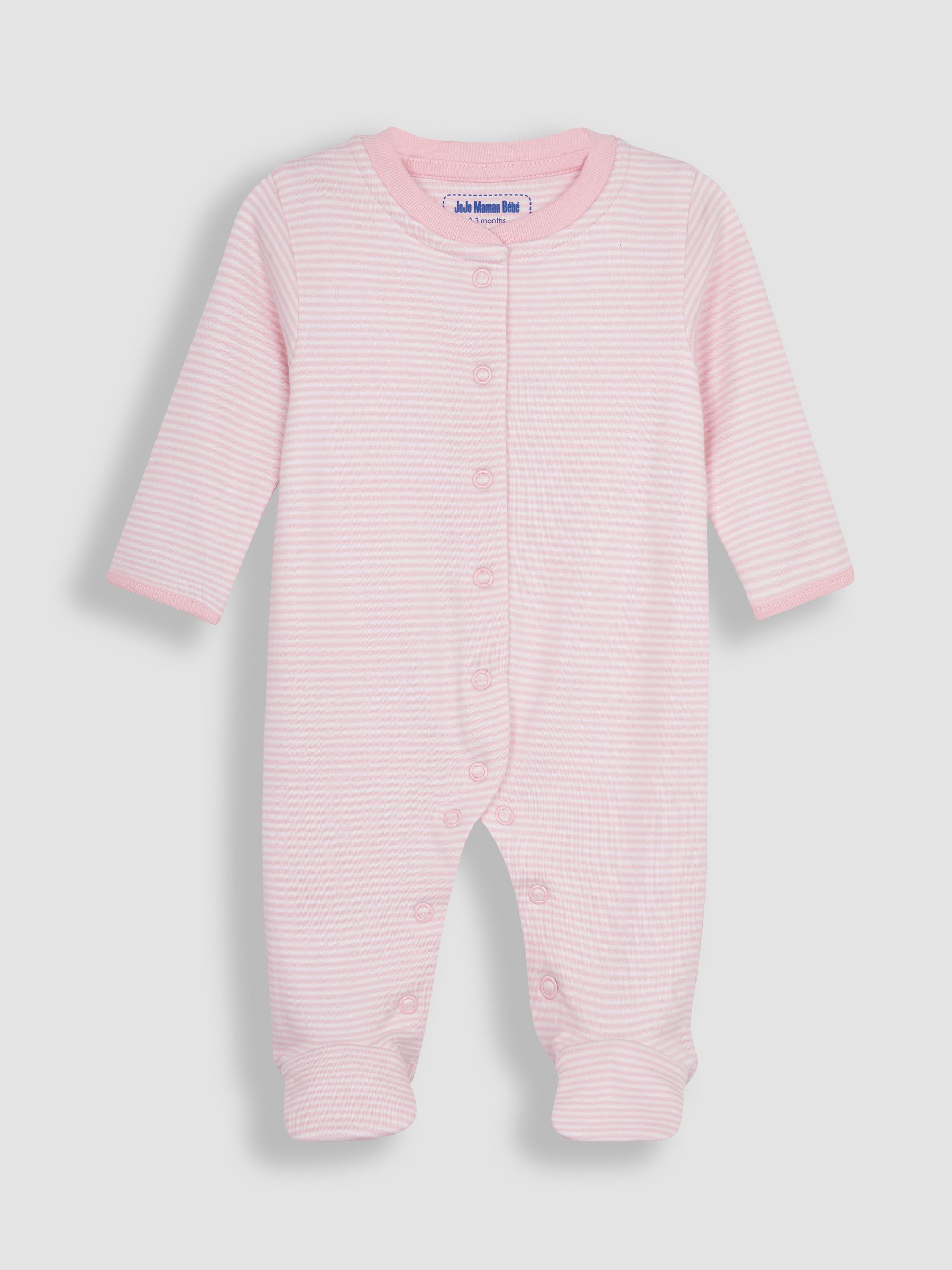 White Strawberry 3-Pack Sleepsuits - Image 5 of 6