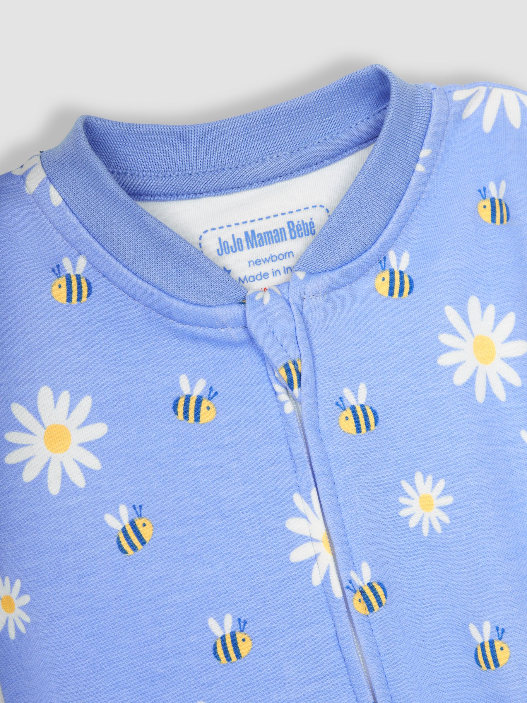 Blue Bee Footless Sleepsuit - Image 2 of 3