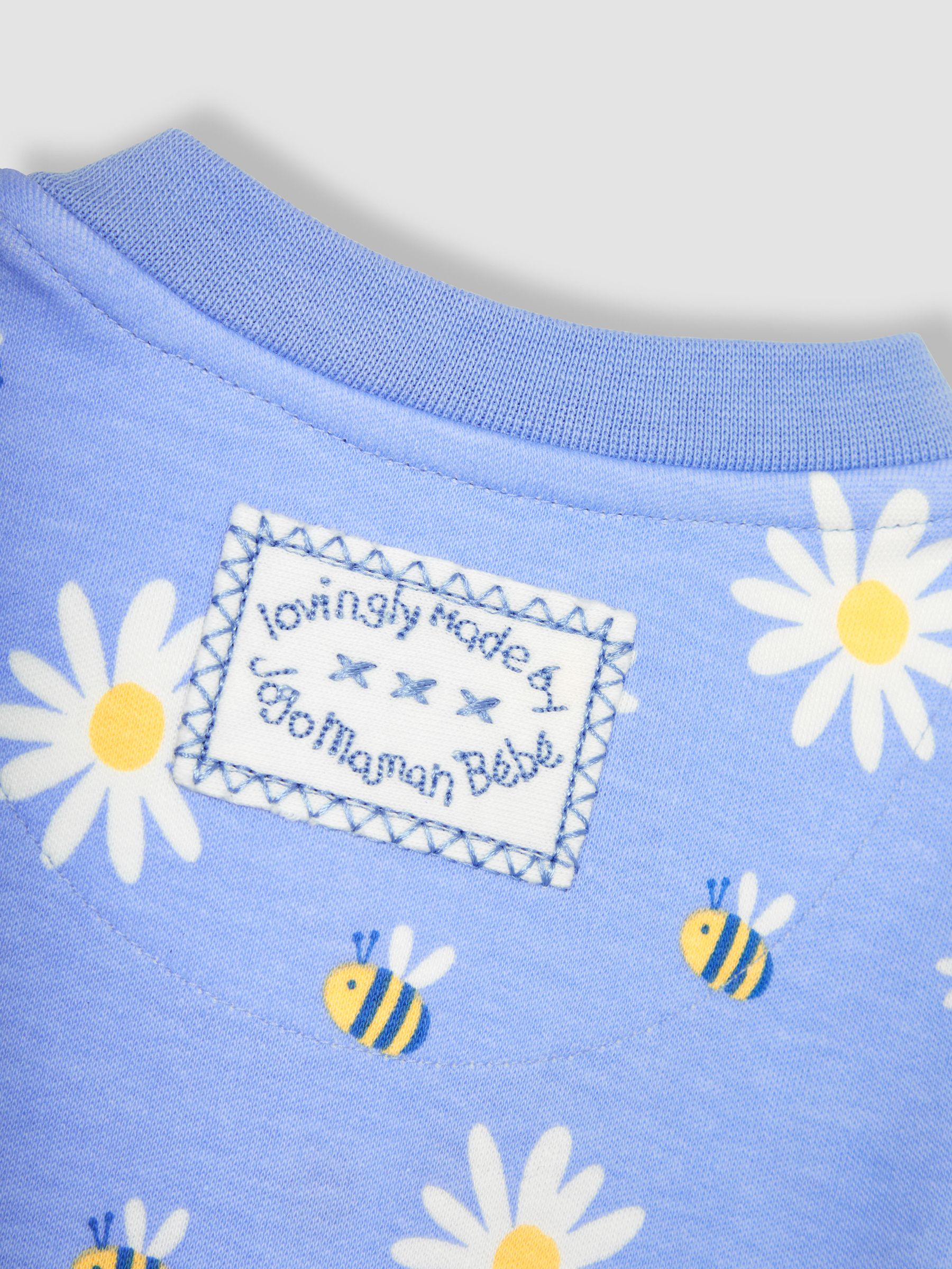 Blue Bee Footless Sleepsuit - Image 3 of 3