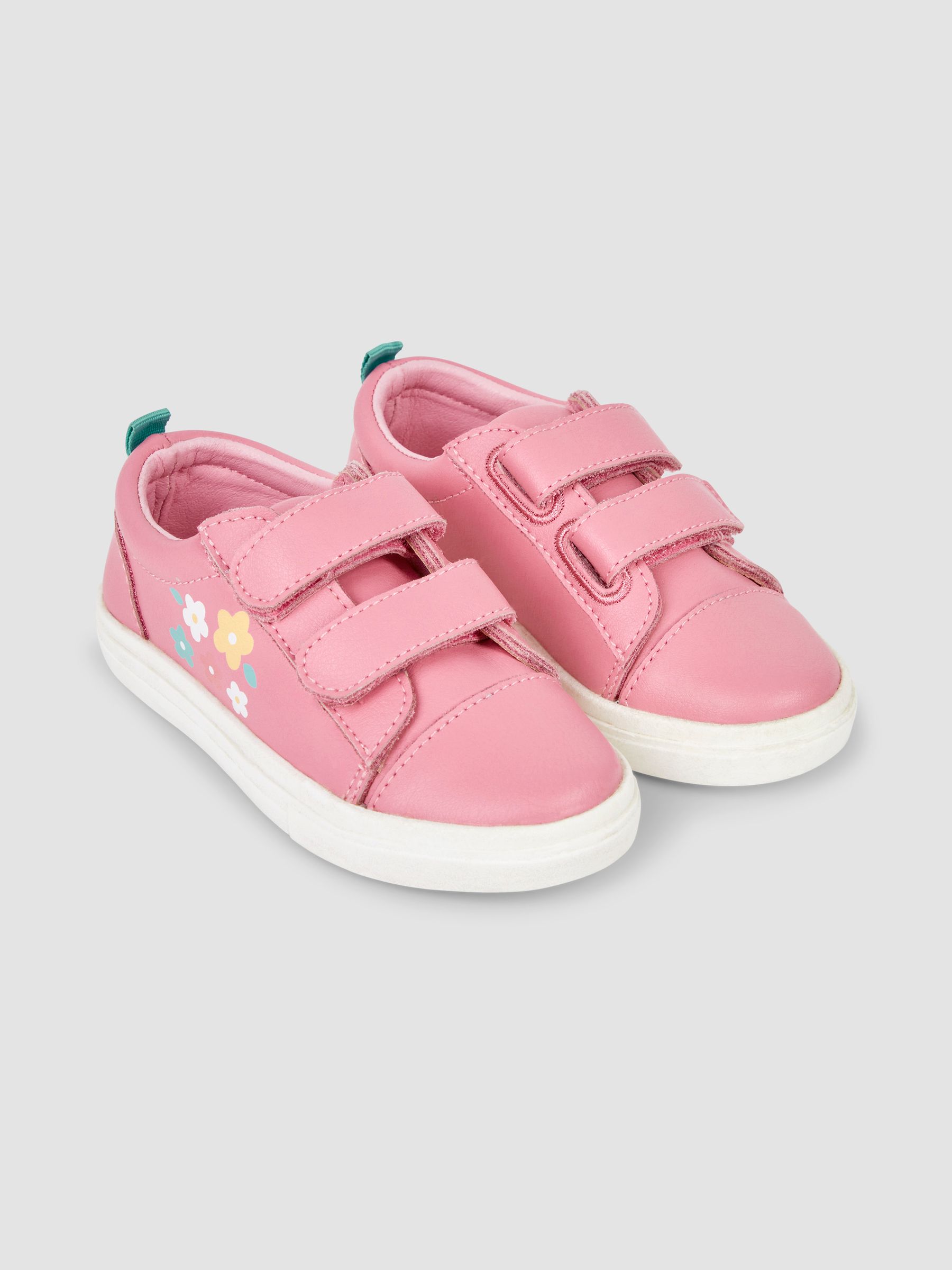 Pink Leather Trainers - Image 1 of 5
