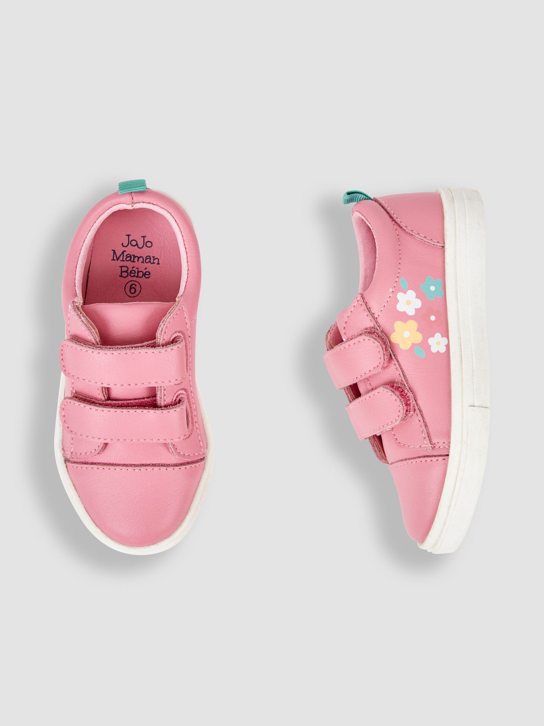 Pink Leather Trainers - Image 3 of 5