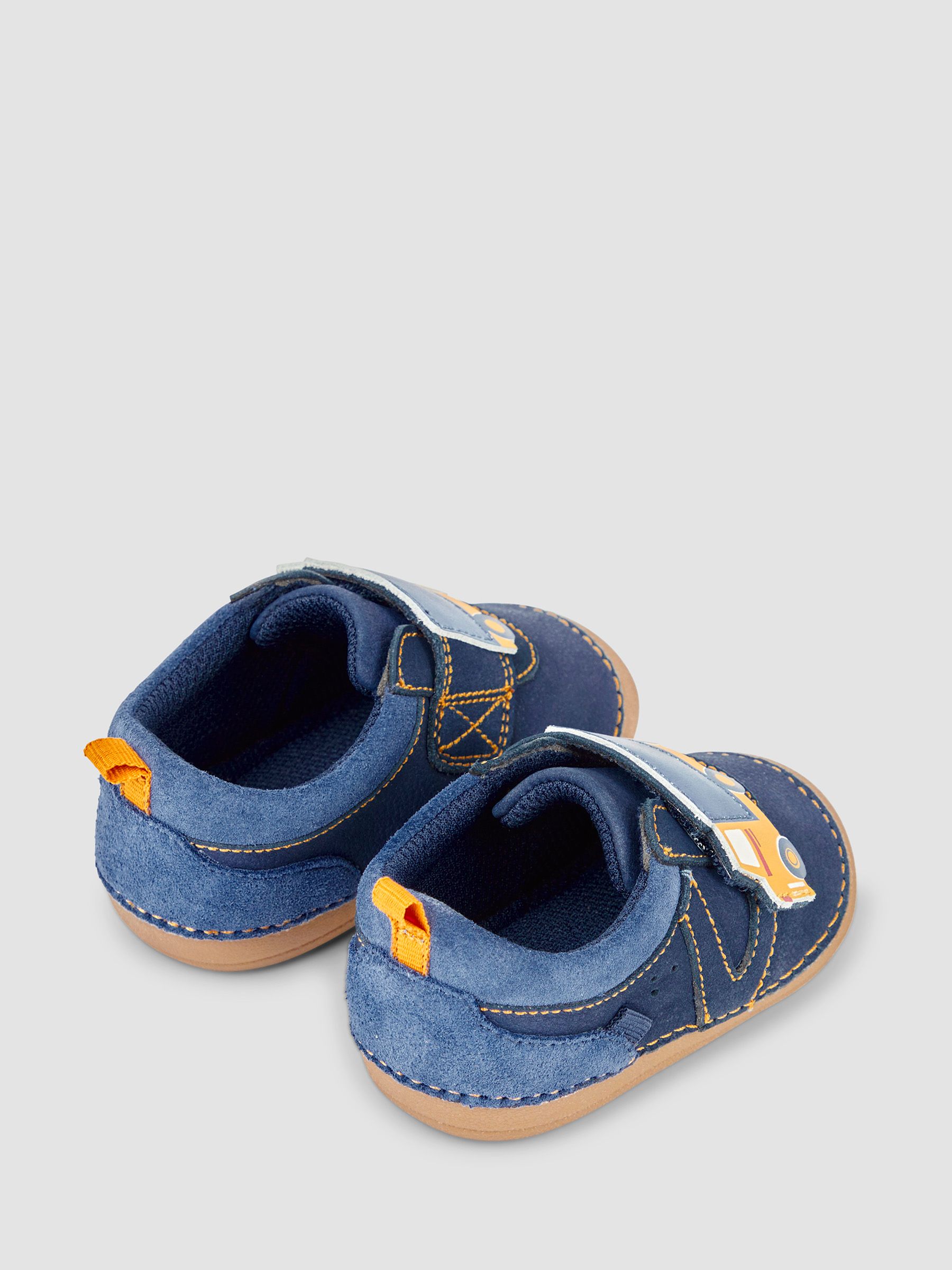Navy Blue Construction Pre-Walker Shoes - Image 2 of 4