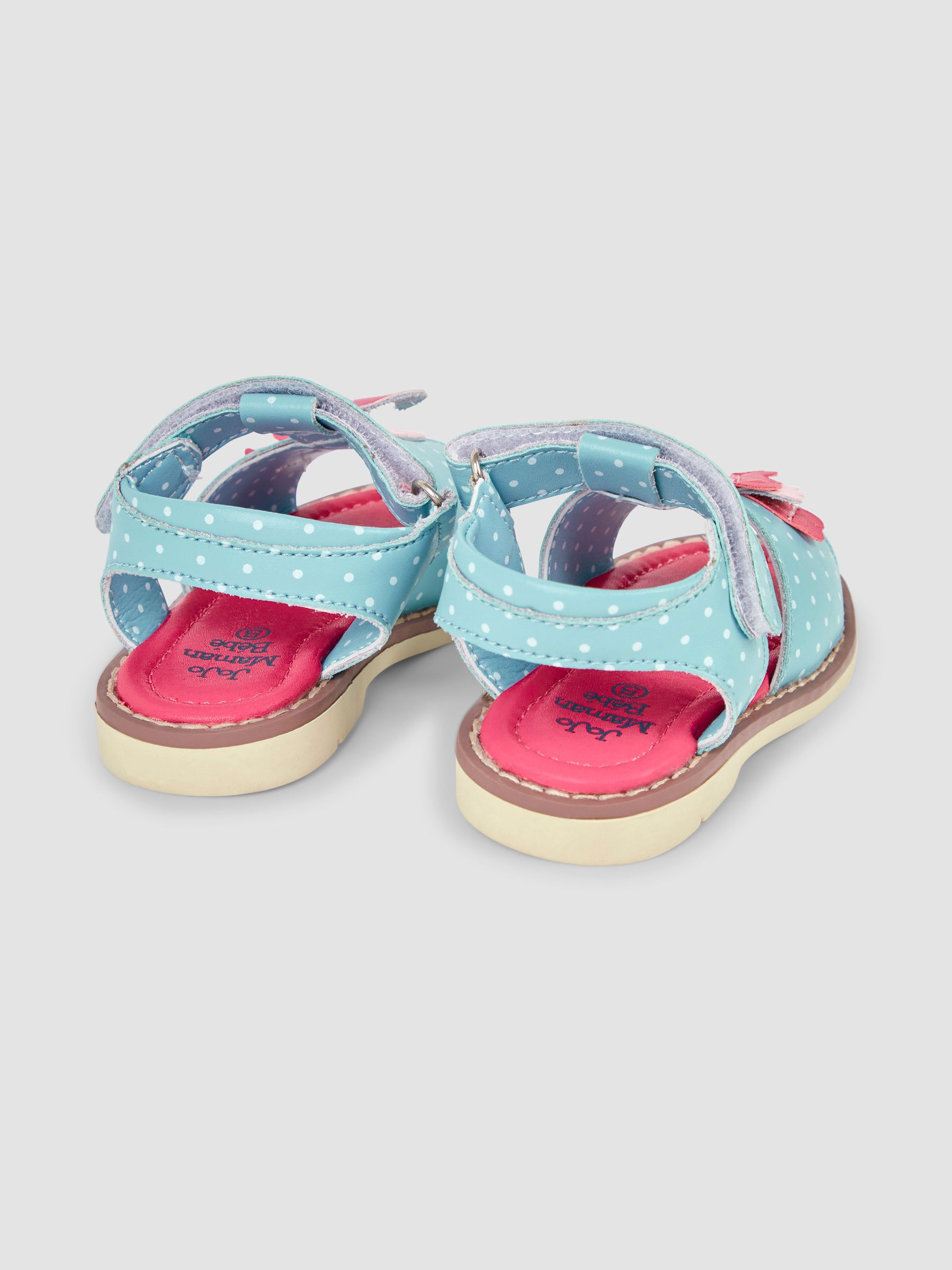 Raspberry Pink Flamingo Appliqué Sandals - Image 2 of 4