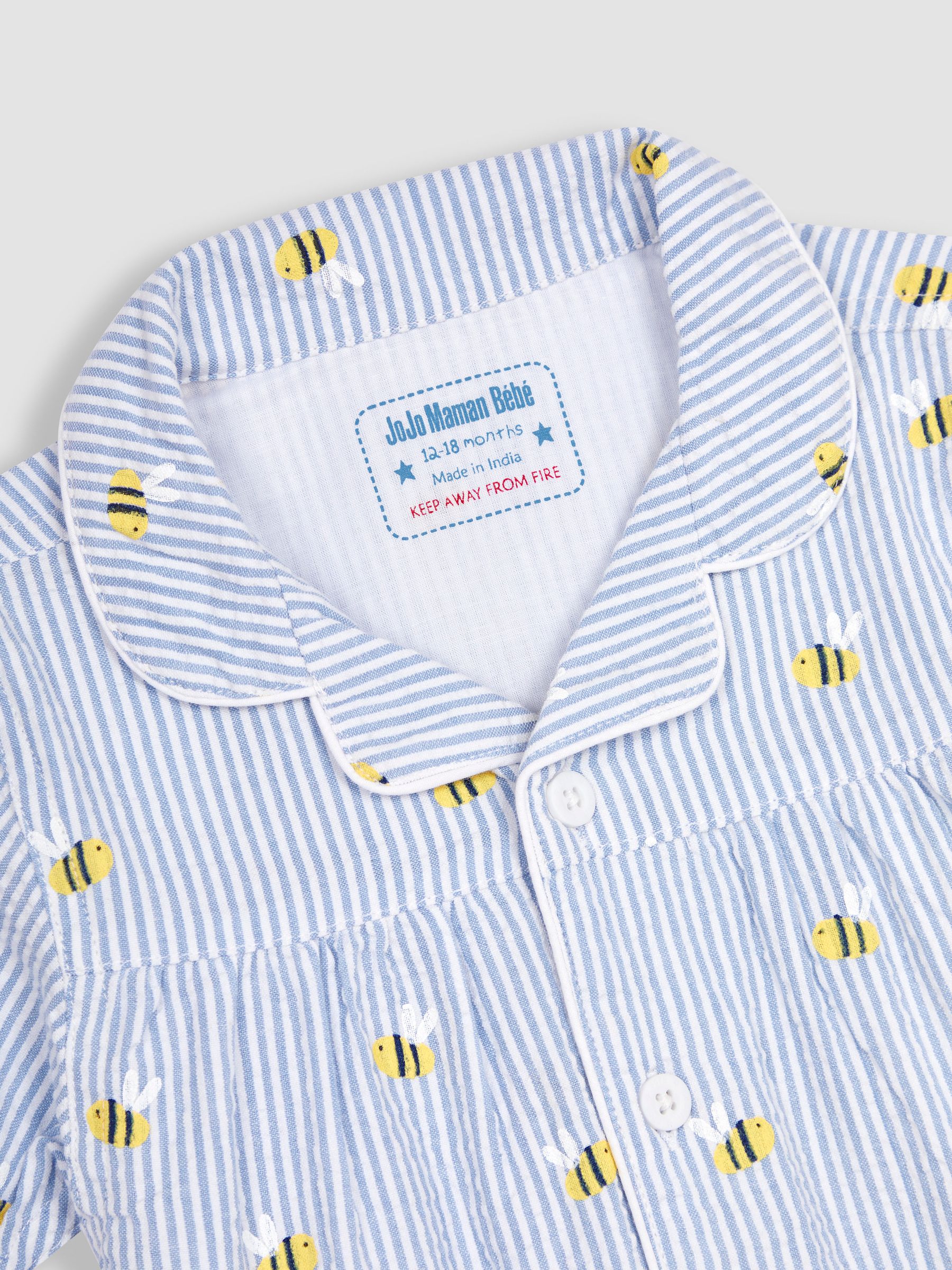 Blue Bee Woven Pyjamas - Image 5 of 5
