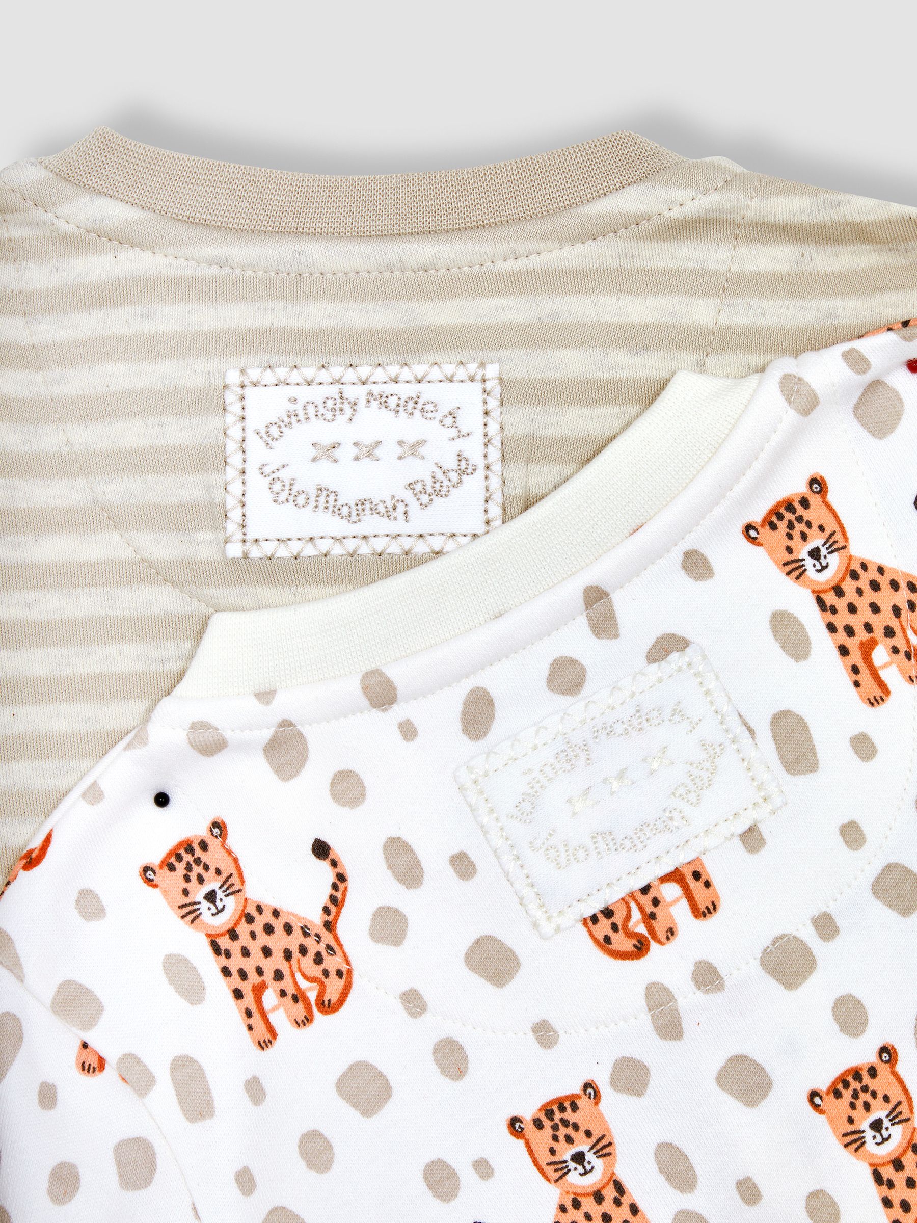 Natural Tiger 2-Pack Footless Sleepsuits - Image 7 of 7
